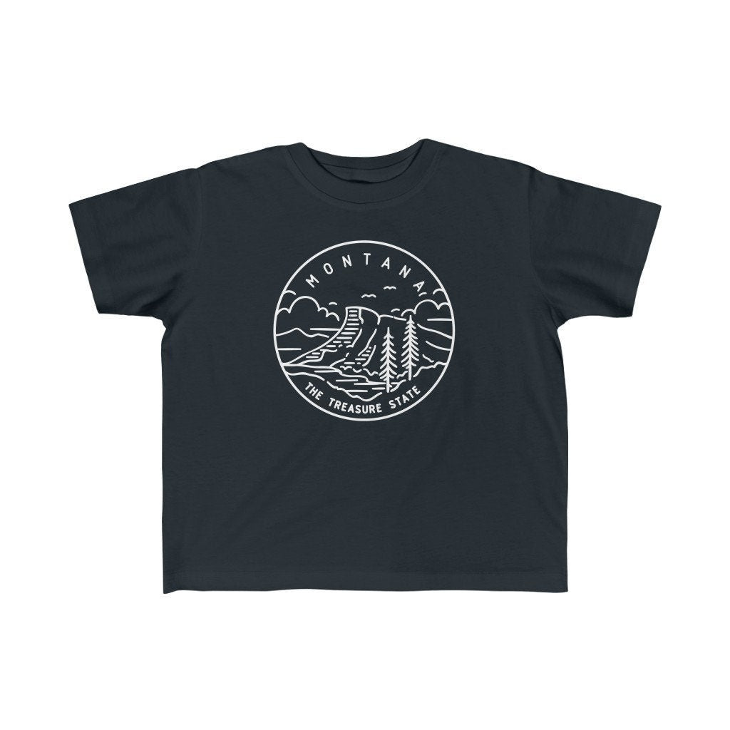 Montana Toddler TShirt Montana State Design Kid39s Shirt Personalization Available Graphic Tee – Soft Feel · Perfect For Daily Wear