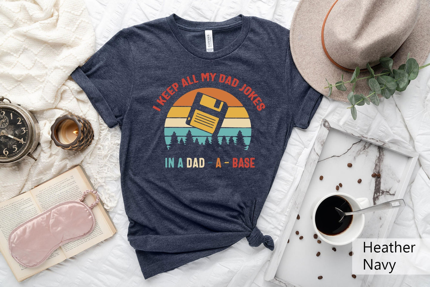 Retro Funny I Keep All My Dad Jokes In A Dad a base Dad Daddy Father39s Day Best Dad New Dad Graphic TShirt for Men Graphic Tee – Premium Graphic · High-Quality Print
