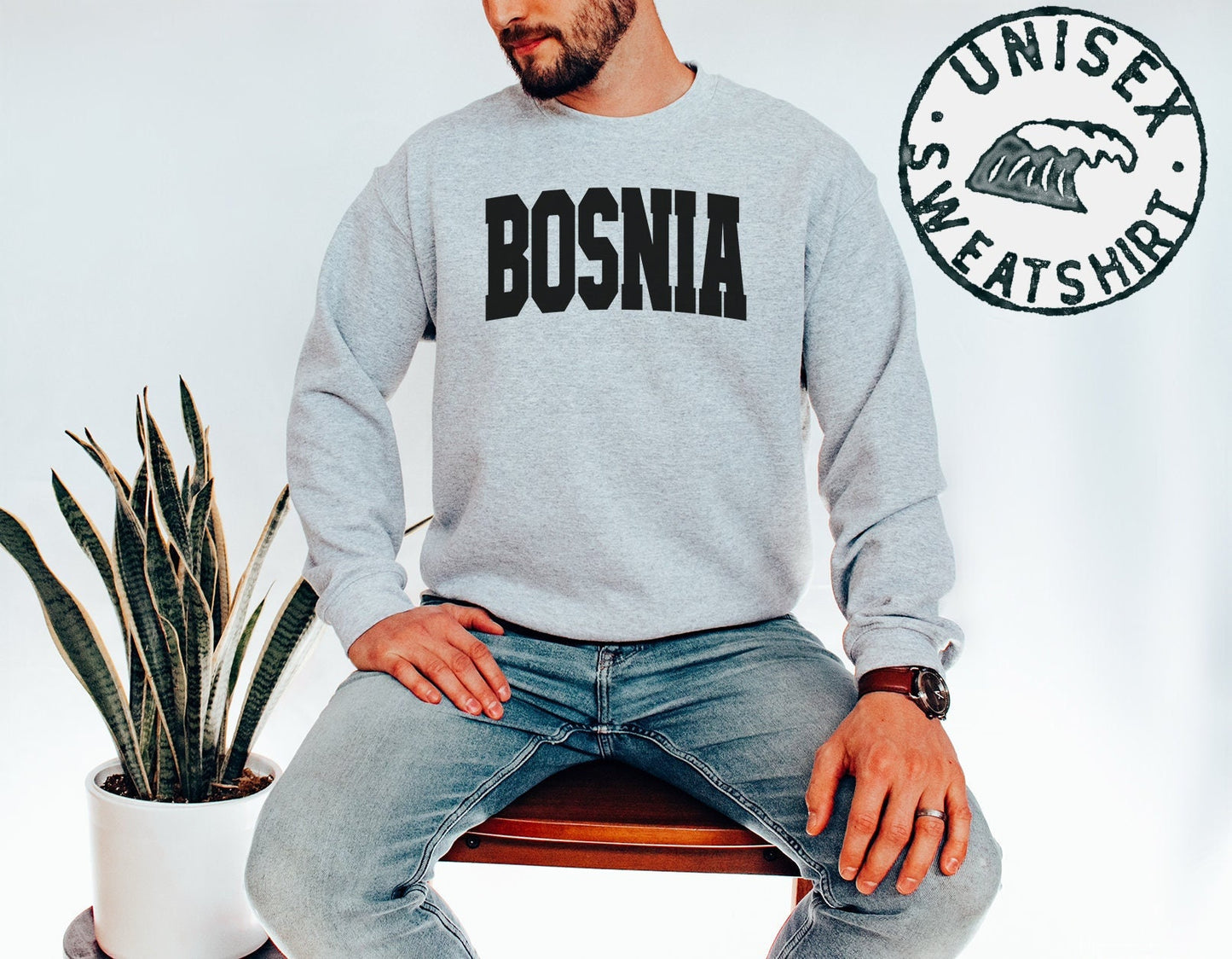 Bosnia Bosnian Moving Away Sweatshirt Funny Sweater Shirt Birthday Gifts for Men and Women Sweatshirt – Feel-Good Design · Great Gift For Fans