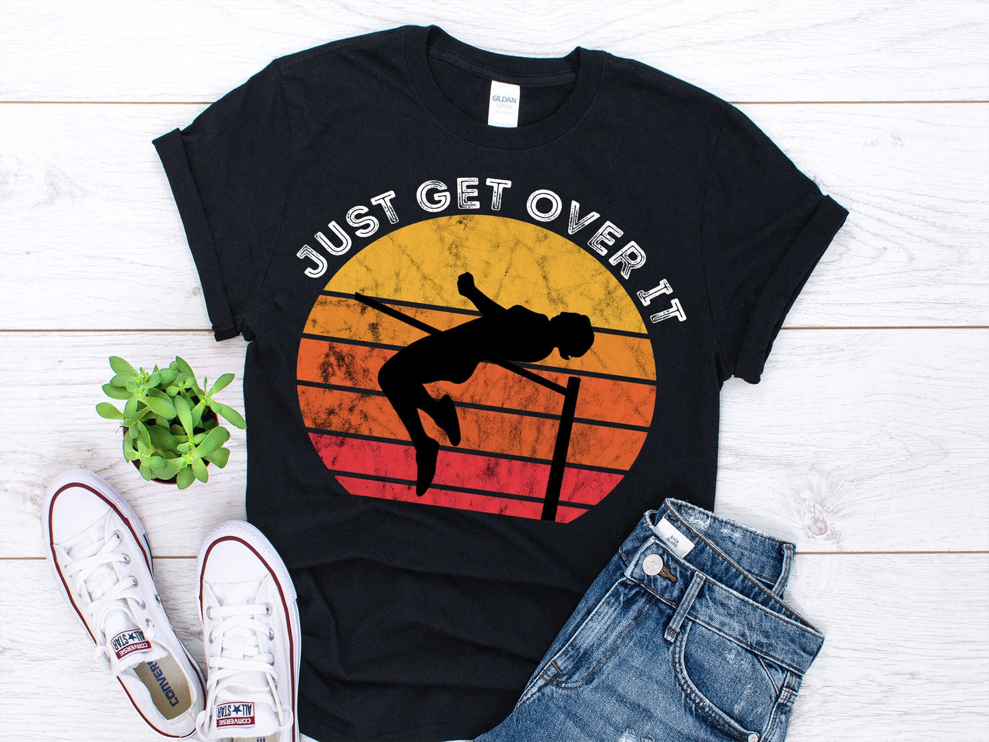 High Jump Shirt Vintage High Jumper Gift High Jumping Shirt High Jumping Gift Sports Lover Shirt High Jump Shirt High Jump Gifts Graphic Tee – Feel-Good Design · Perfect For Daily Wear