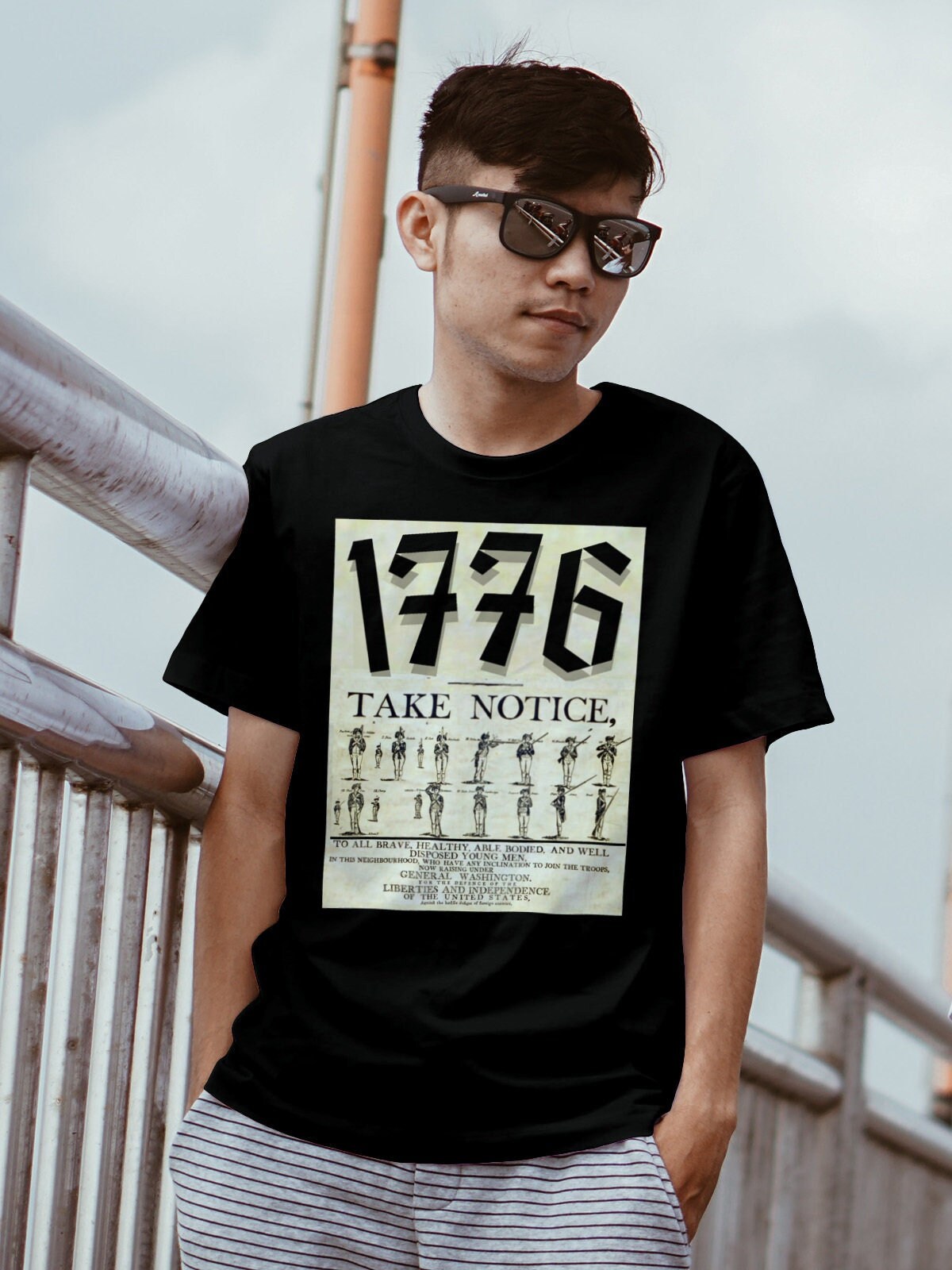 1776 George Washington Call To Arms Short Sleeve Unisex T Shirt Graphic Tee – Fan Favorite · Top Pick For Any Outfit
