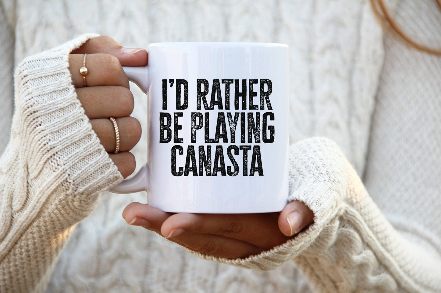 I39d rather be Playing Canasta Card Game Mug Funny Coffee Cup Birthday Gifts for Men and Women Graphic Tee – Premium Graphic · Top Pick For Any Outfit