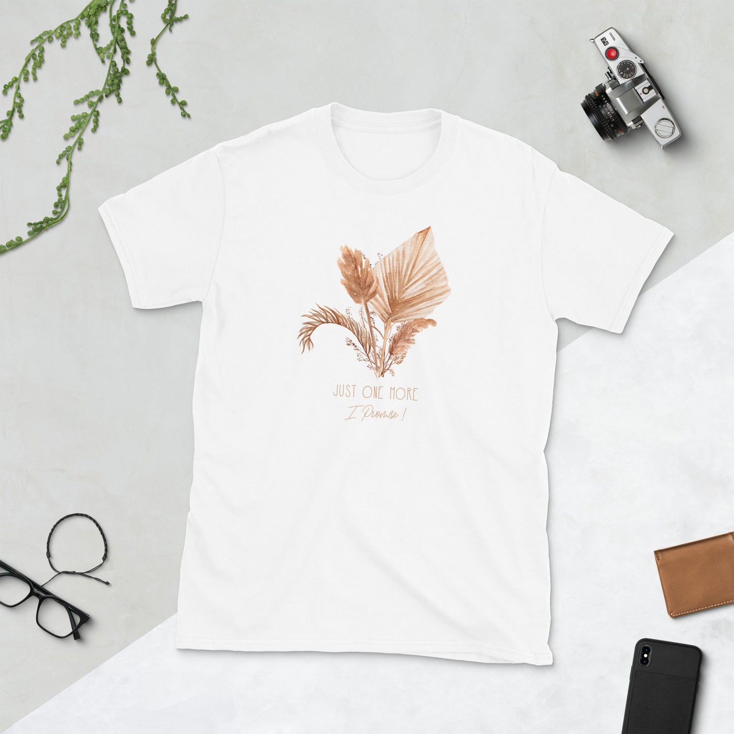 Pampas Grass Shirt Boho Flowers Tshirt Just One More Plant Lady Graphic Tee – Everyday Comfort · Must-Have Style
