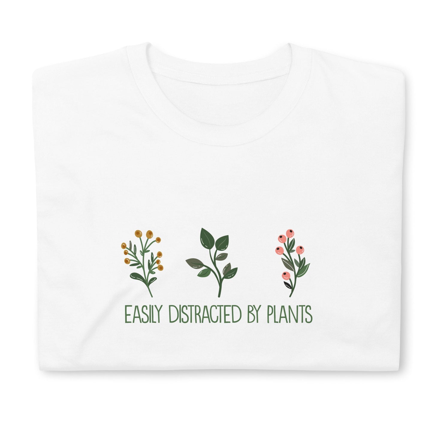 Wildflower Tshirt Easily Distracted Plants Shirt Wild Flower Garndening and Plant Lover Shirt Graphic Tee – Easygoing Wear · Top Pick For Any Outfit