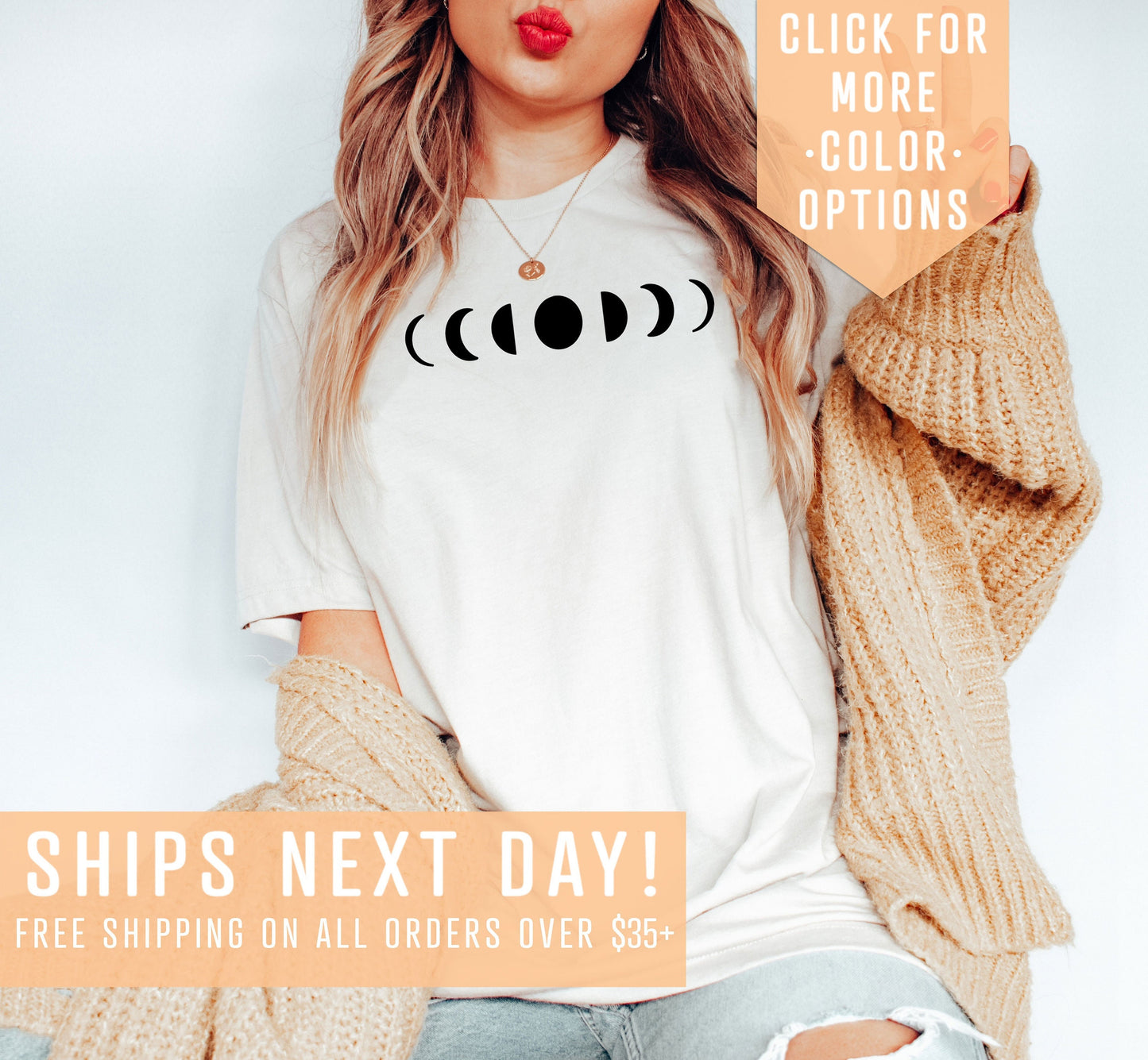 Moon Phase Shirt Gift For Witchcraft Lover WomenMystical Moon ShirtCelestial Aesthetic ClothingWitchy TshirtMystical ShirtAstrology Tee Graphic Tee – Easygoing Wear · Perfect For Daily Wear