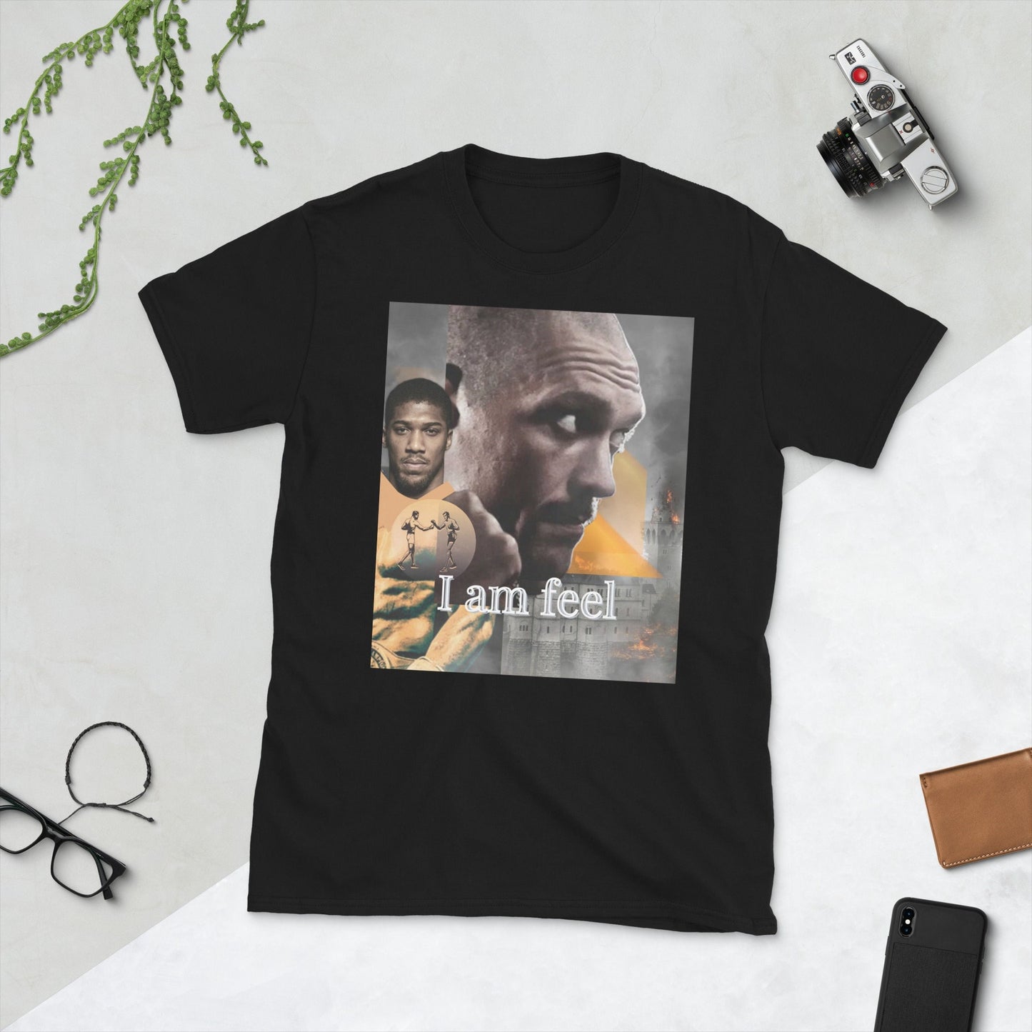 Usyk Undisputed Heavyweight Champion Of The World I Am Feel Ukraine Short Sleeve Unisex T Shirt Graphic Tee – Aesthetic Look · Must-Have Style