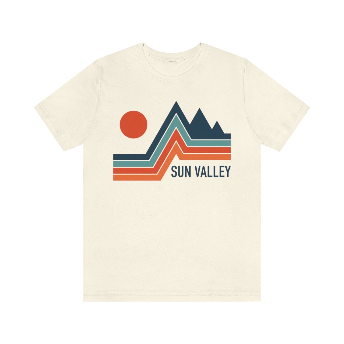 Sun Valley Idaho TShirt Retro Mountain Unisex Sun Valley Shirt Personalization Available Graphic Tee – Easygoing Wear · Top Pick For Any Outfit