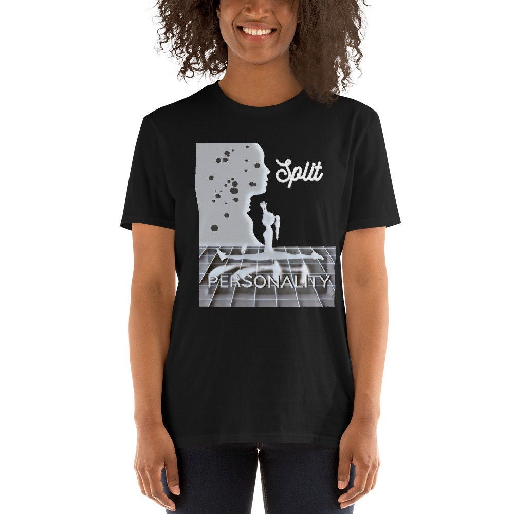 Split Personality Shirt Gymast Shirt Gymnastics Girls Shirt Cheerleader Gift Girls Gym Short Sleeve Unisex T Shirt Graphic Tee – Warm & Stylish · Perfect For Daily Wear