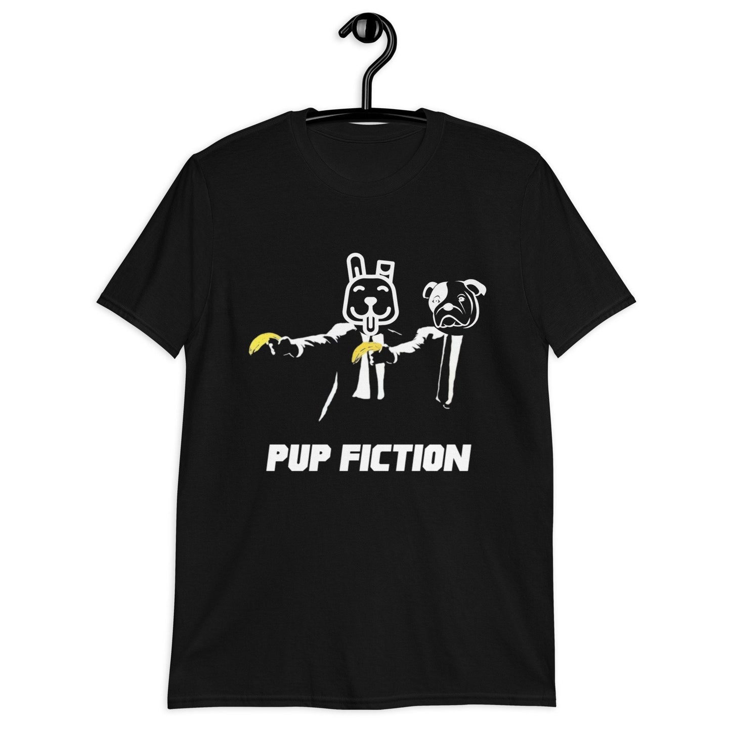Pup Fiction Shirt Puppy T Shirt Pup Mom Shirt Pup Dad Short Sleeve Unisex T Shirt Graphic Tee – Everyday Comfort · High-Quality Print