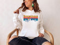 Snowmass Hoodie Retro Mountain Sun Unisex Snowmass Colorado Hoodie Sweatshirt Personalization Available Hoodie – Fan Favorite · Great Gift For Fans