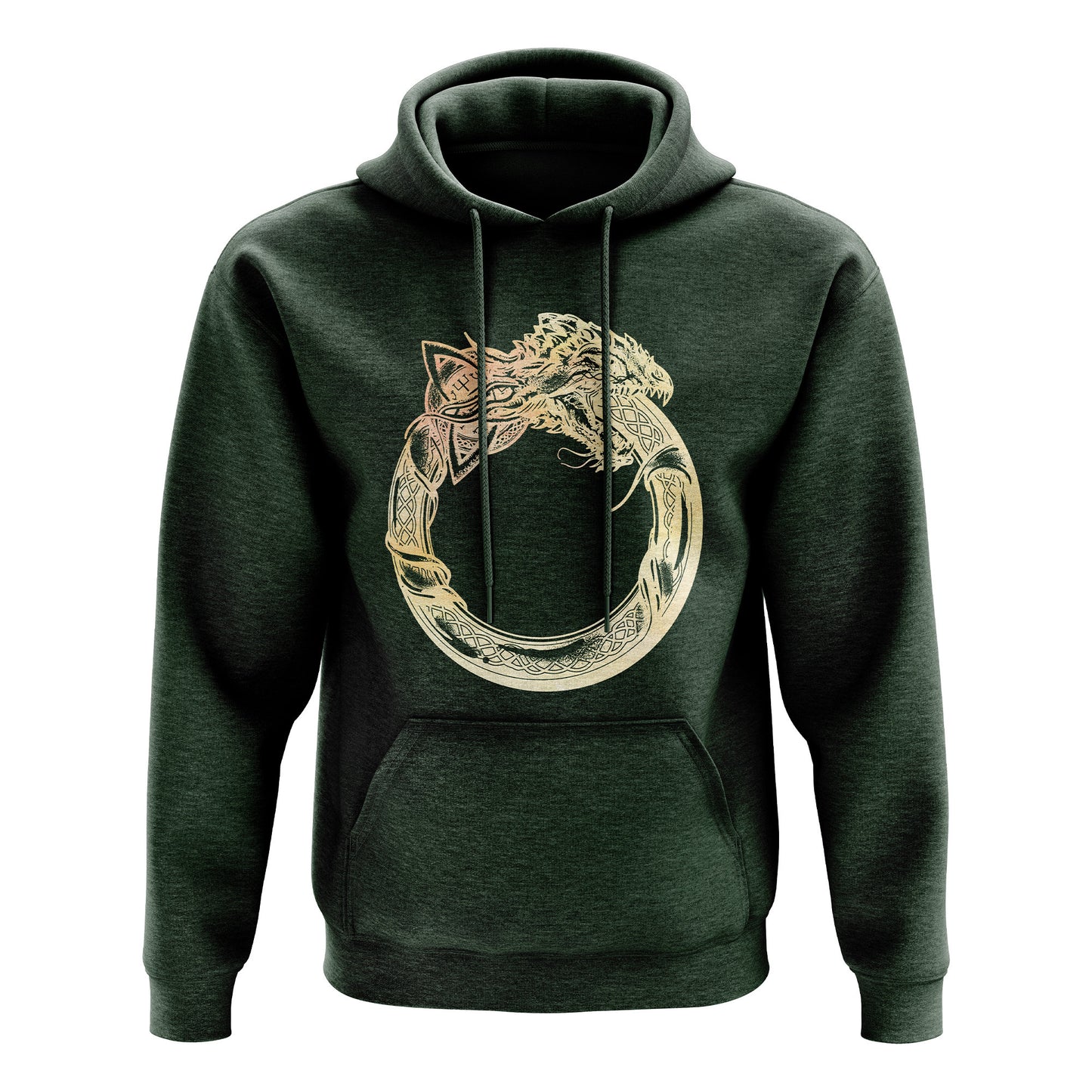 Ouroboros Mythical Celtic Dragon Vikings Mens39 Hoodie Hoodie – Aesthetic Look · Trending Graphic Apparel