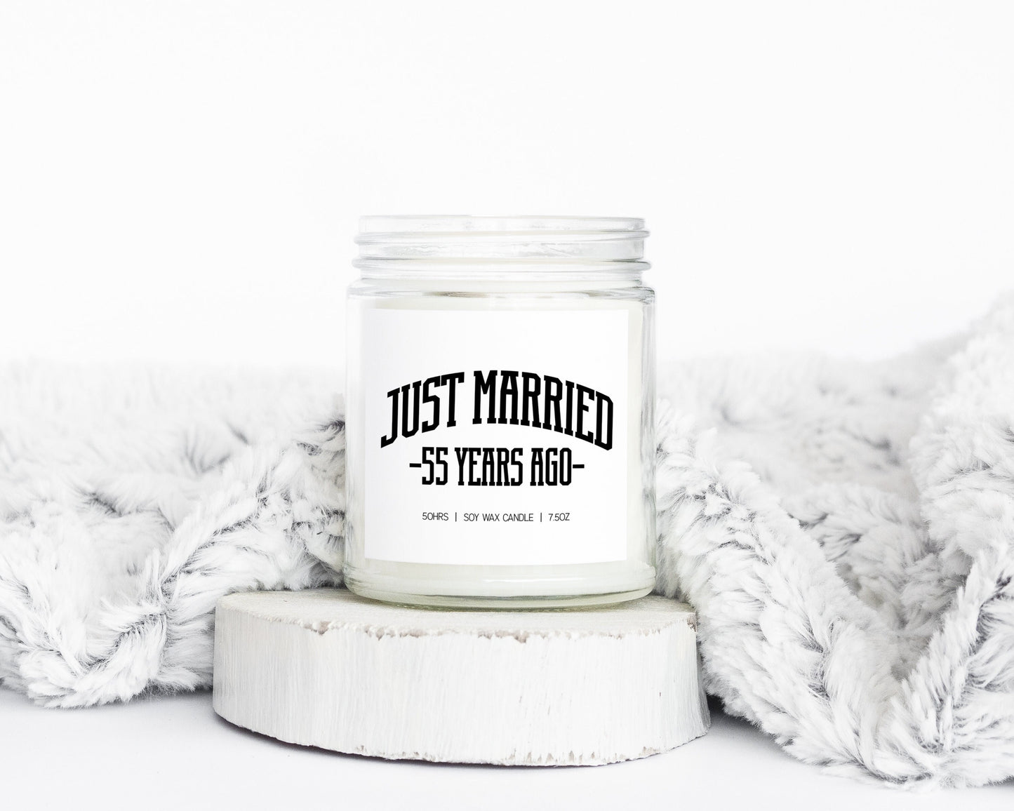 55th Anniversary 55 Years Wedding Married Gifts Funny Candle Housewarming Soy Wax Scented Decor Graphic Tee – Fan Favorite · Trending Graphic Apparel