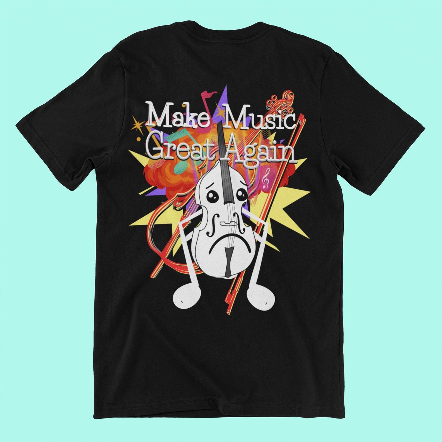 Make Music Great Again Short Sleeve Unisex T Shirt Graphic Tee – Fan Favorite · Trending Graphic Apparel