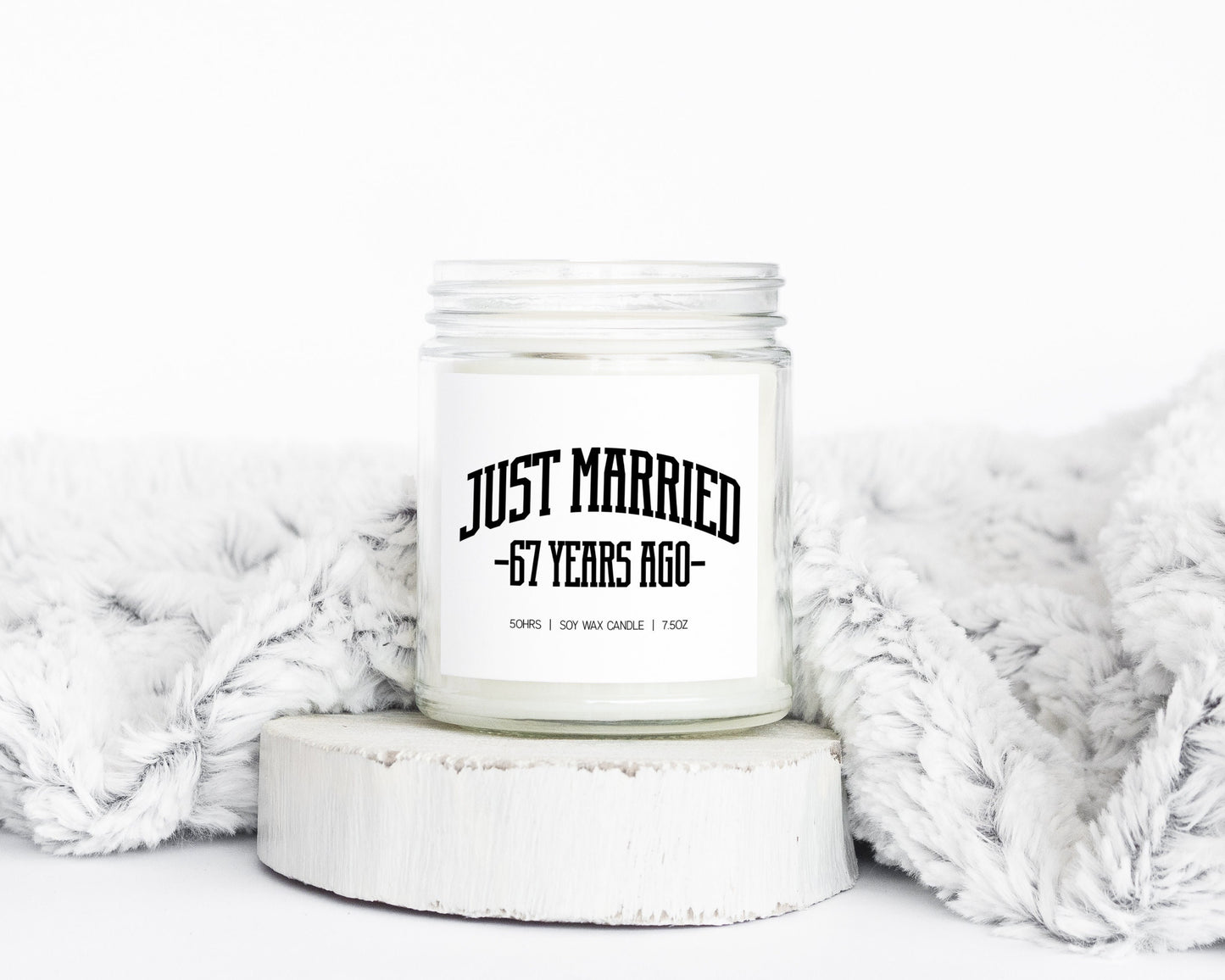 67th Anniversary 67 Years Wedding Married Gifts Funny Candle Housewarming Soy Wax Scented Decor Graphic Tee – Everyday Comfort · Great Gift For Fans