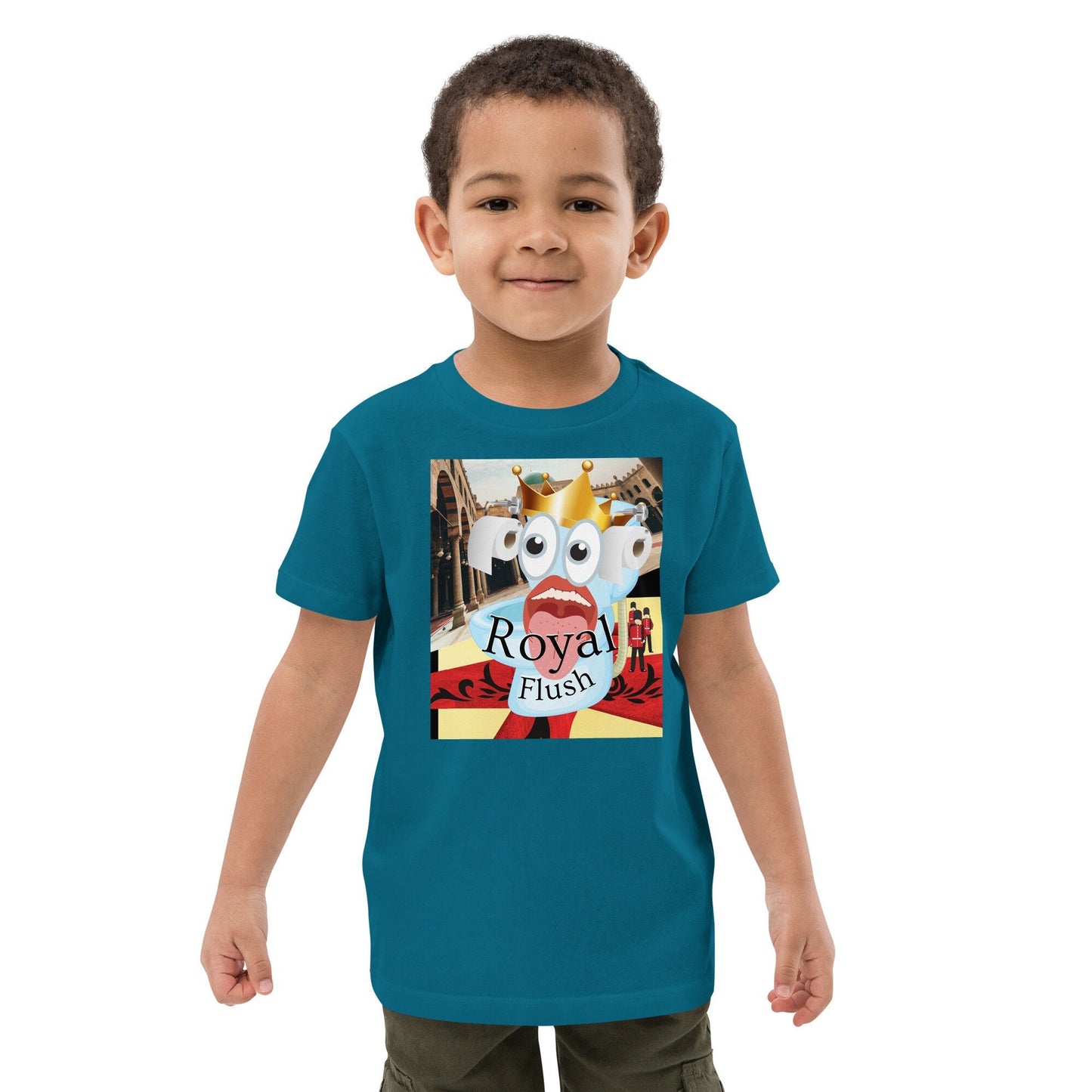 Poop Toilet Royal Flush Organic cotton kids t shirt Graphic Tee – Cozy Vibes · Top Pick For Any Outfit
