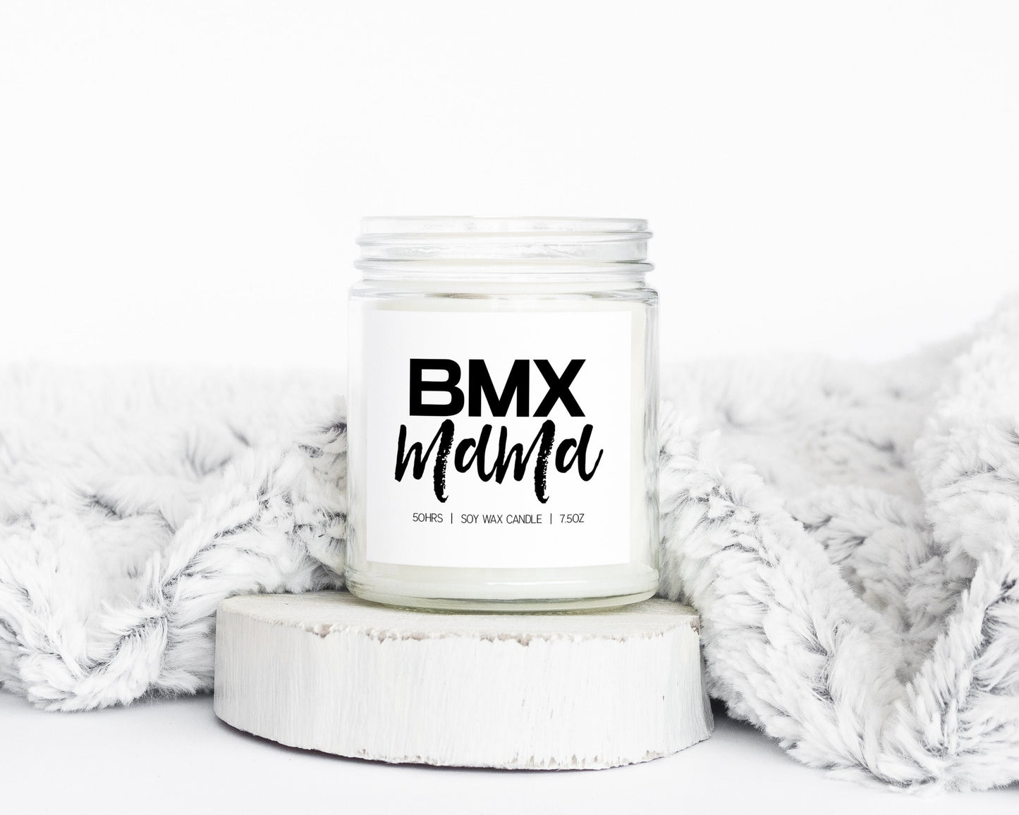 BMX Mama Mothers Day Mom Gifts Funny Candle Housewarming Soy Wax Scented Decor Graphic Tee – Premium Graphic · High-Quality Print