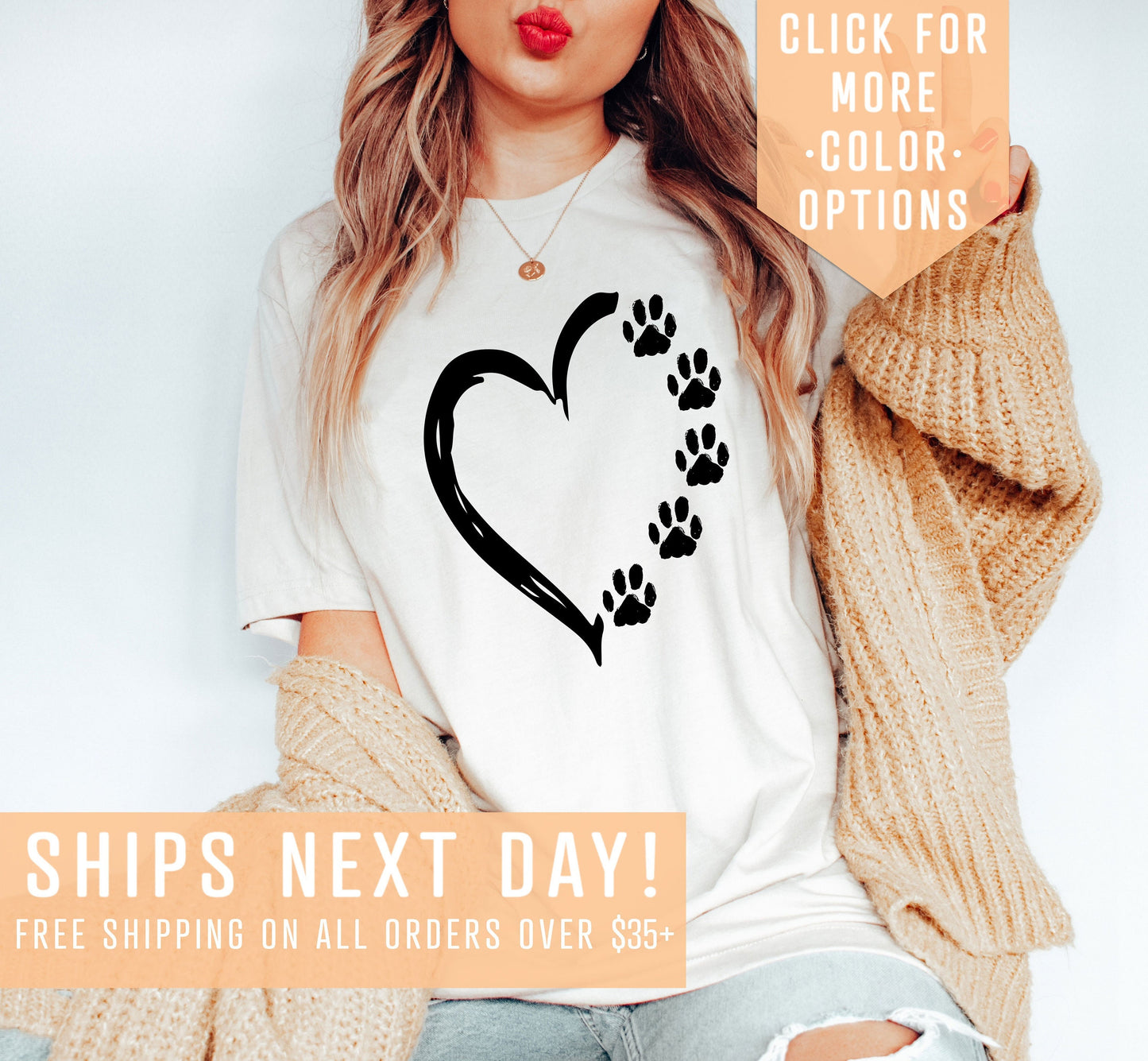 Dog Paw Sweatshirt Gift For Dog Lovers Pet Owner Shirt Dog Mom Hoodie Cute Puppy Shirt Doodle Heart Clothing Paw Print Heart Shirt Hoodie – Everyday Comfort · Trending Graphic Apparel