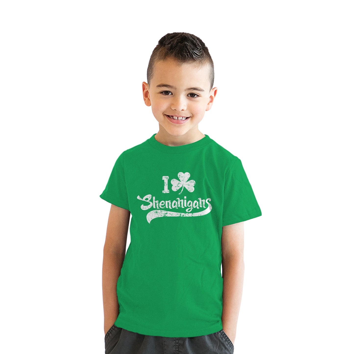 Kids Shirts I Clover Shenanigans St Patrick Day39s Shirts Funny Kids Shirts Clover Shirts St Pats Funny Youth Shirts Graphic Tee – Soft Feel · Perfect For Daily Wear