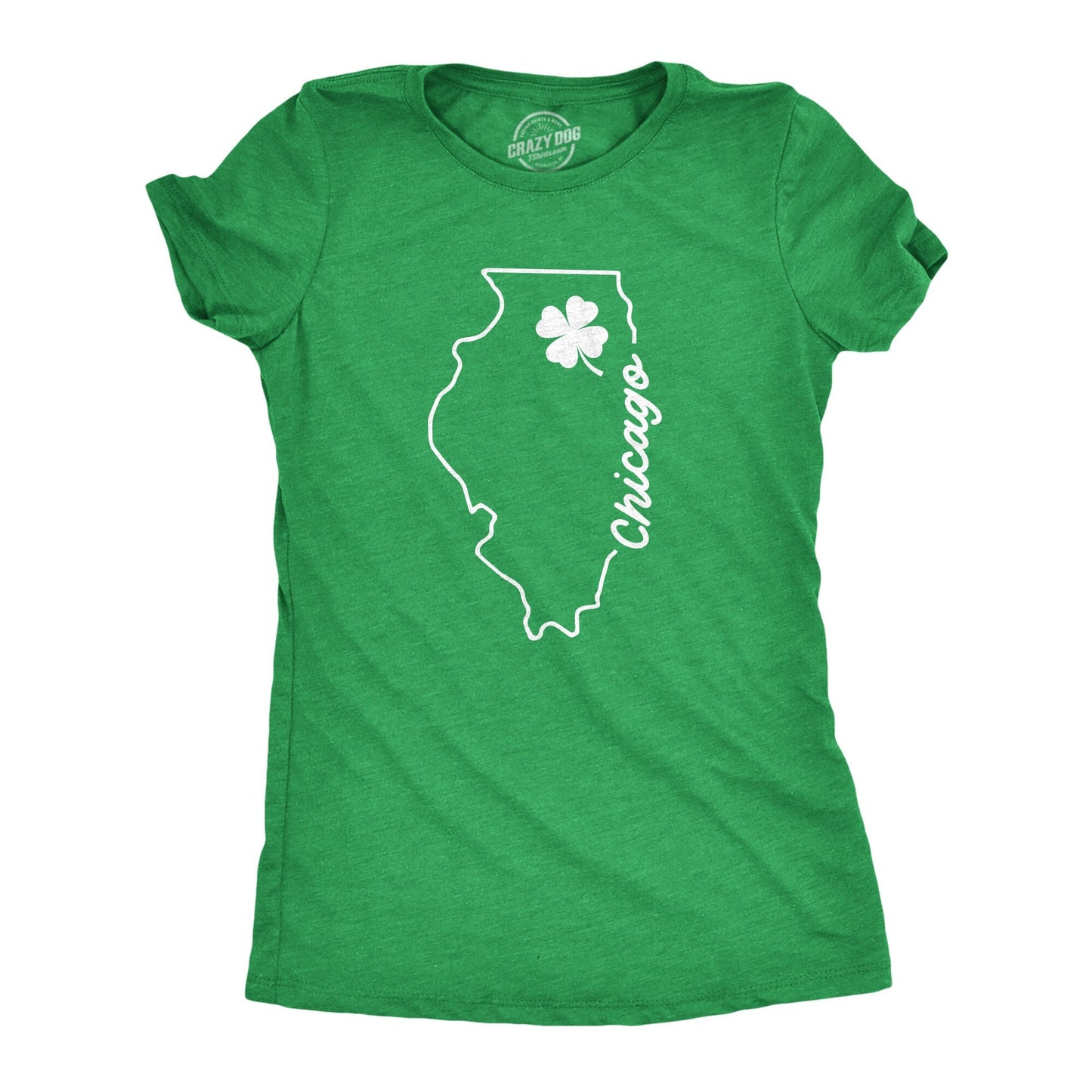 Chicago Illinois St Patrick39s Day Parade St Patrick Day Shirt Luck Of The Irish Green Clover Shirt Woman Funny Shirts Women Graphic Tee – Fan Favorite · Great Gift For Fans