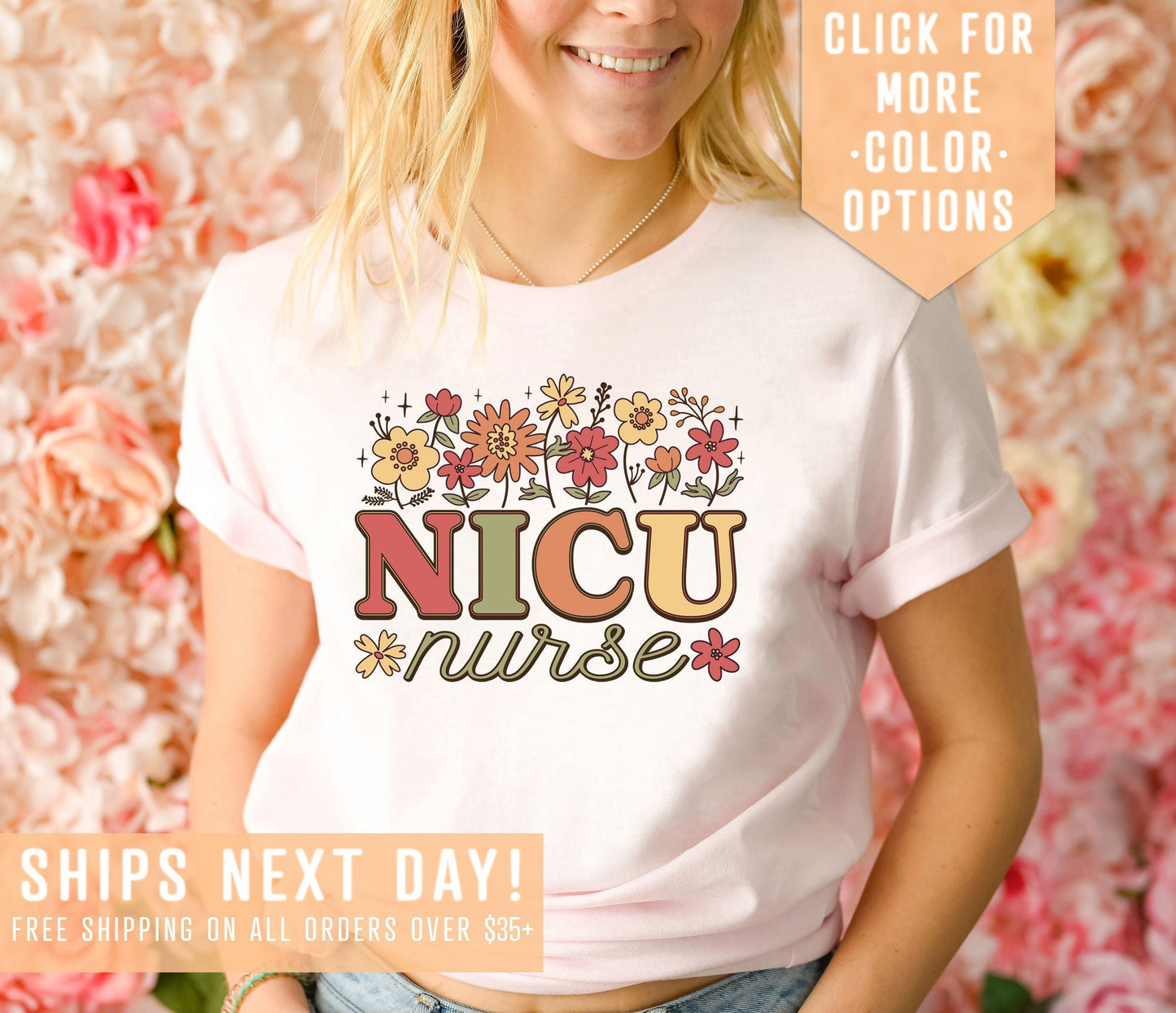 Floral Nicu Nurse Shirt Gift For Nurse Practitioner Neonatal Nurse SweatshirtBaby Nurse T ShirtMother Baby Nurse TeePediatric Nurse Tee Sweatshirt – Fan Favorite · High-Quality Print