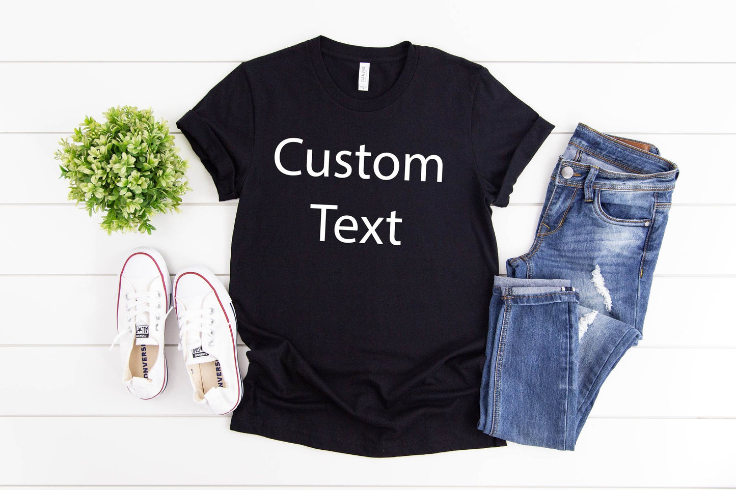 Additional Custom Design Additional Fee for Additional Text Custom Front or Back Text For The Purchased Order Graphic Tee – Everyday Comfort · Must-Have Style