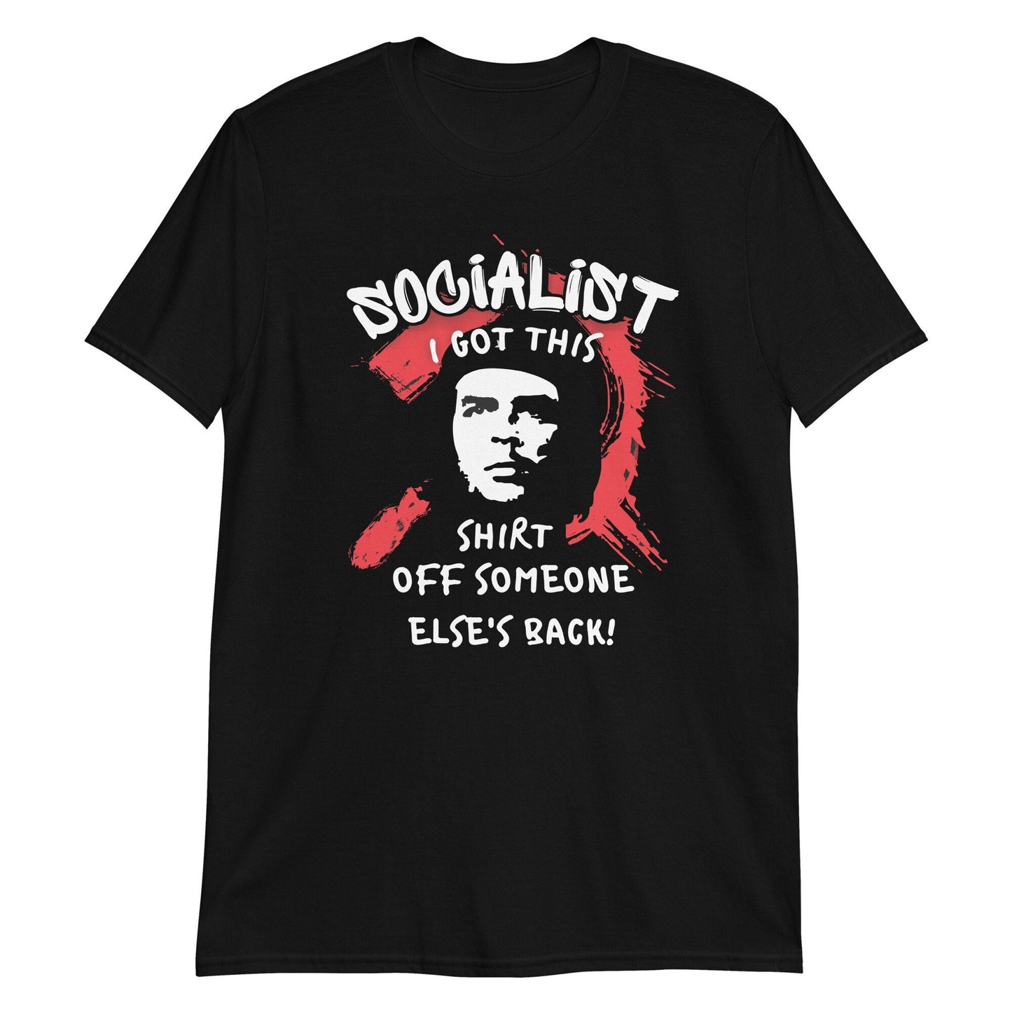 Anti Socialism Anti Socialist Che Guevara Short Sleeve Unisex T Shirt Graphic Tee – Warm & Stylish · Perfect For Daily Wear