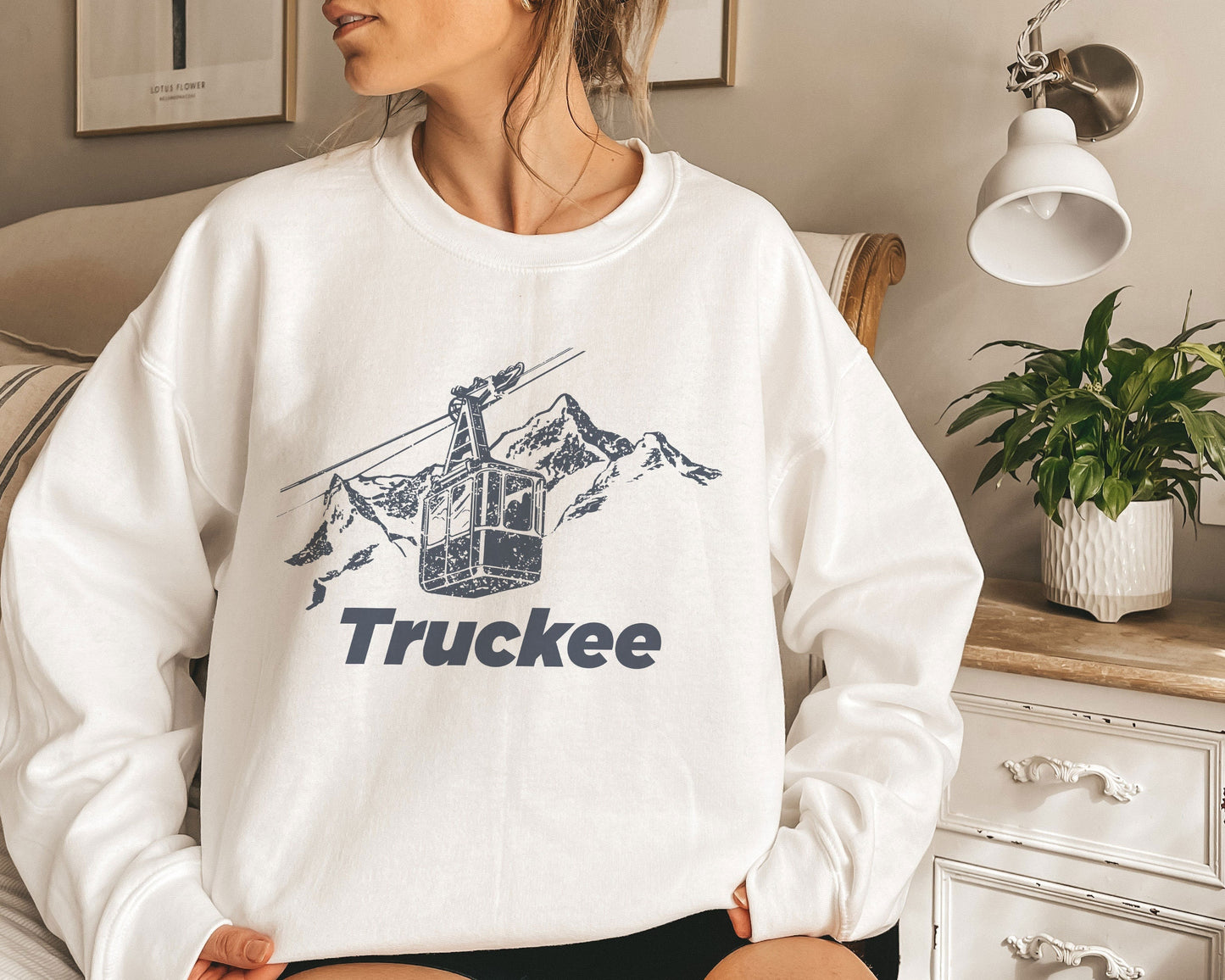 Truckee California Sweatshirt Unisex Mountain Ski Lift Crewneck Truckee Sweatshirt Personalization Available Sweatshirt – Premium Graphic · Trending Graphic Apparel