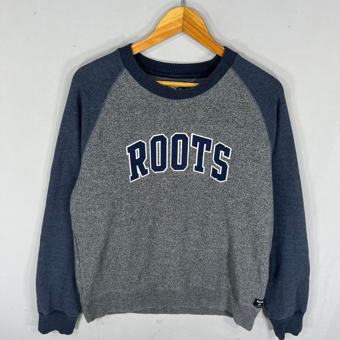 Vintage Roots Tag Roots Spellout BigLogo Embroidered Sweatshirt Crewneck Pullover Sweater Roots Canada Size Large Colour Dark Grey Sweatshirt – Bold Style · Trending Graphic Apparel