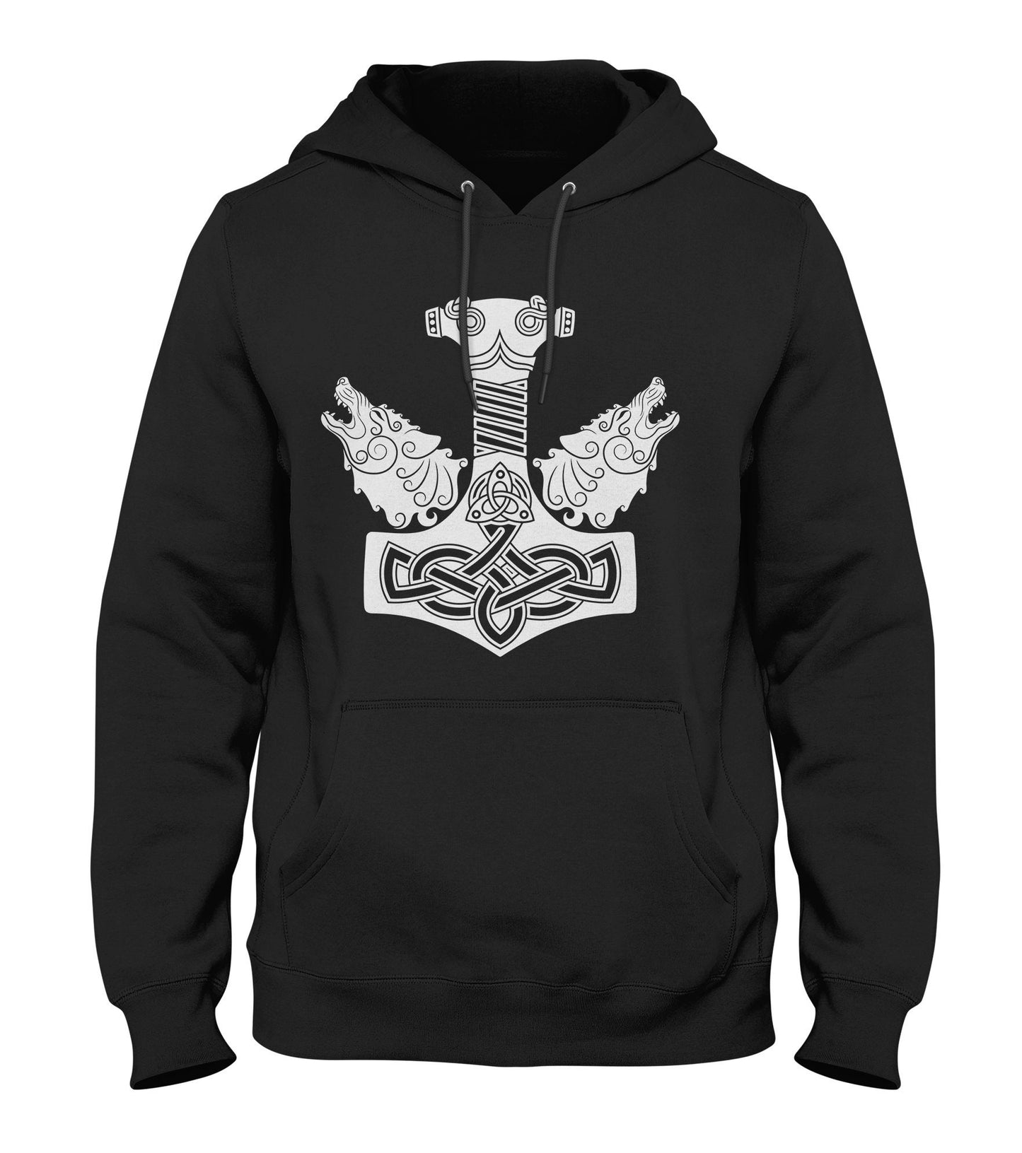 Men39s Viking Northmen Hoodie Ragnarok Hammer of Thor Germanic Norse Mythology Hoodie – Easygoing Wear · Perfect For Daily Wear