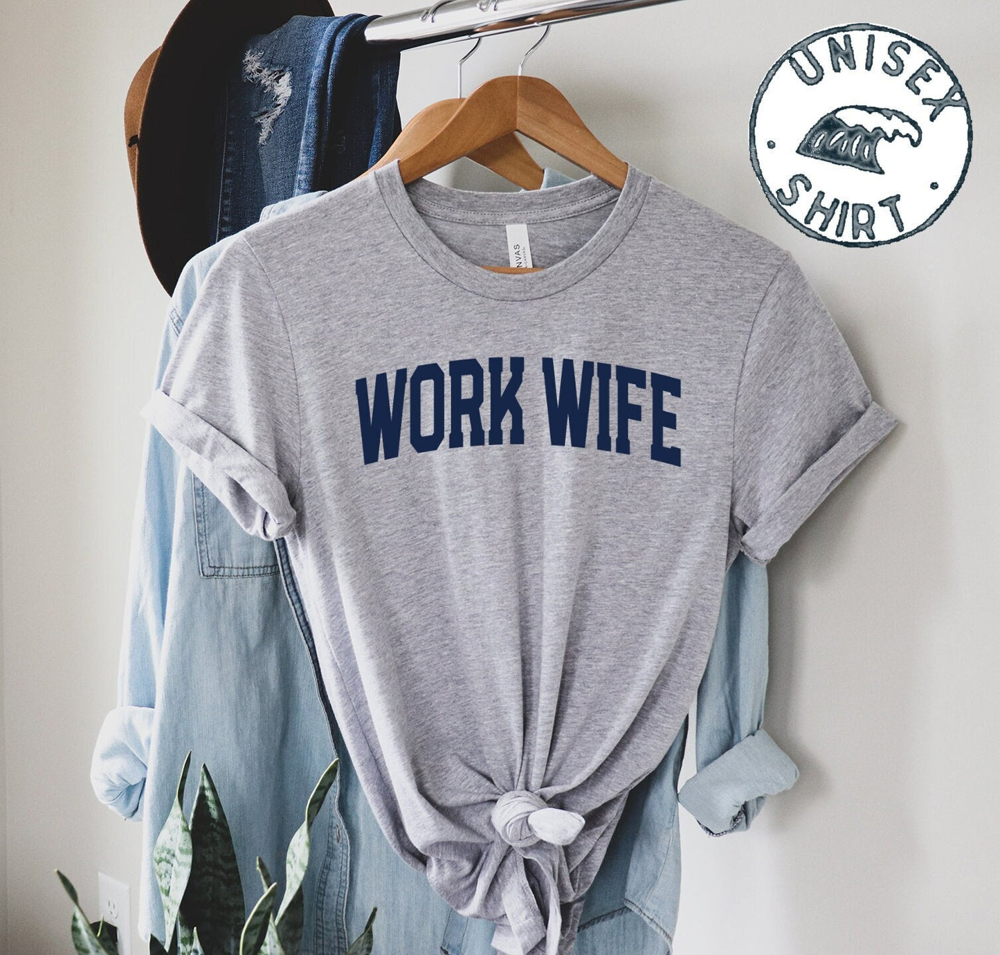 Work Wife Shirt Gifts Funny Tee Tshirt Men Women Him Her Graphic Tee – Soft Feel · Top Pick For Any Outfit