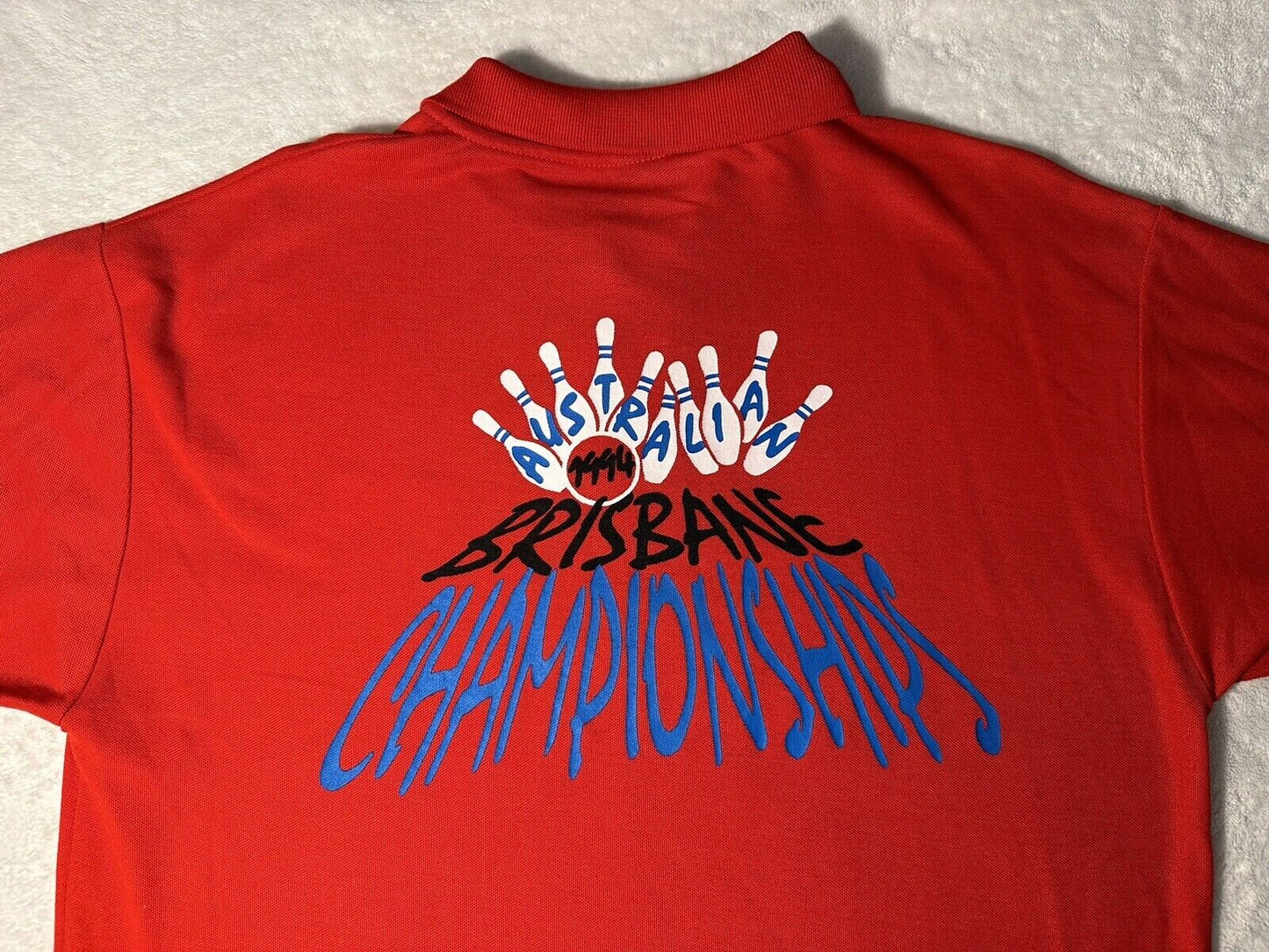 Vintage 1990s 90s Australian Bowling Brisbane Champions ATBC Polo T shirt XL NEW Graphic Tee – Feel-Good Design · Top Pick For Any Outfit