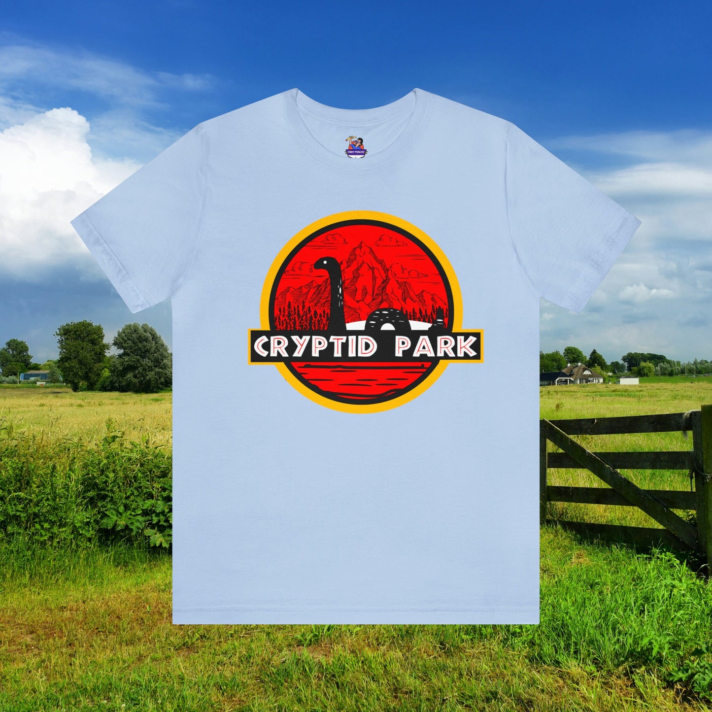 Cryptid Park Series Present The Loch Ness Monster Unisex Jersey Short Sleeve Tee Jersey – Premium Graphic · Must-Have Style