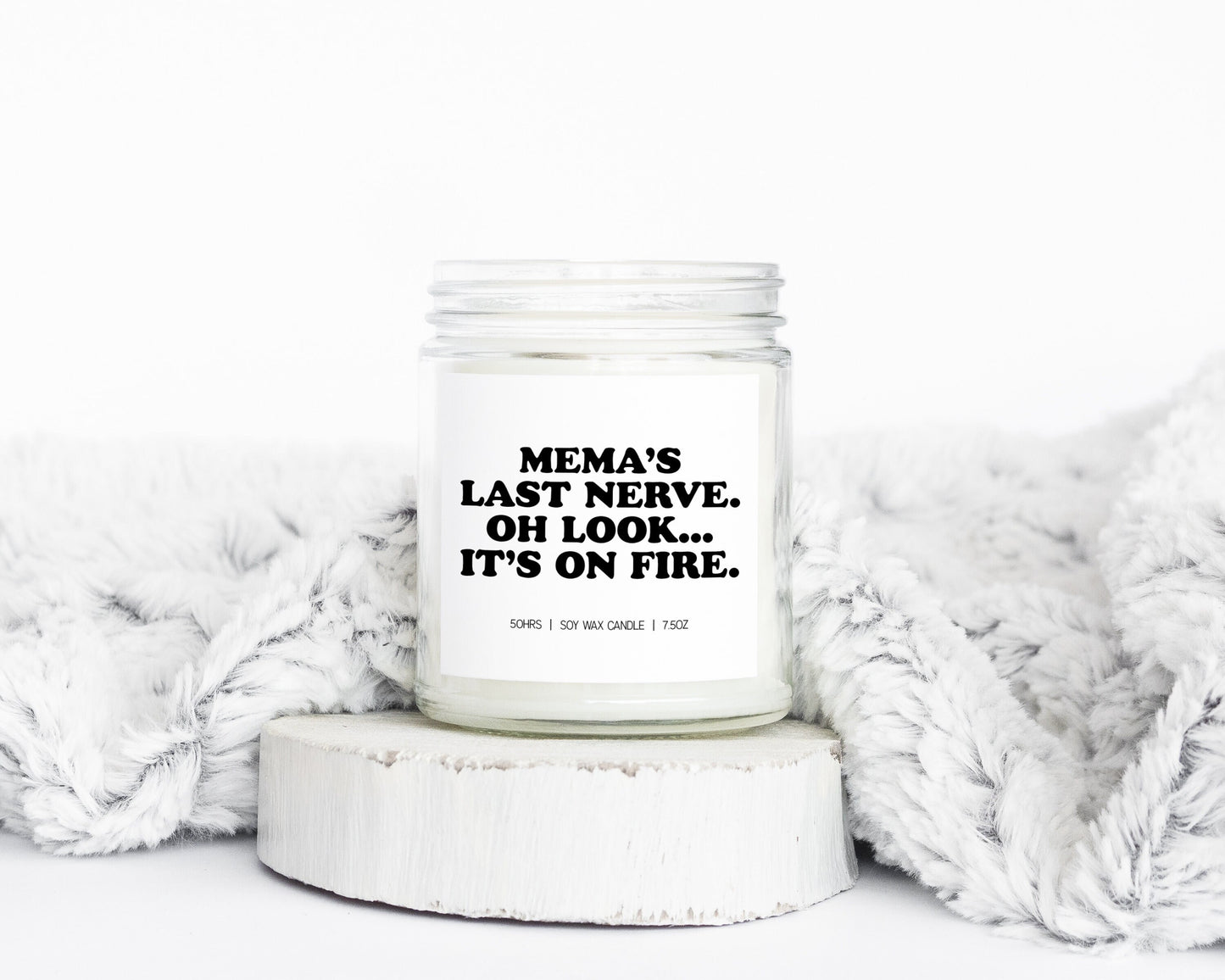 Mema Mothers Day Grandma Gifts Funny Candle Housewarming Soy Wax Scented Decor Graphic Tee – Bold Style · Top Pick For Any Outfit