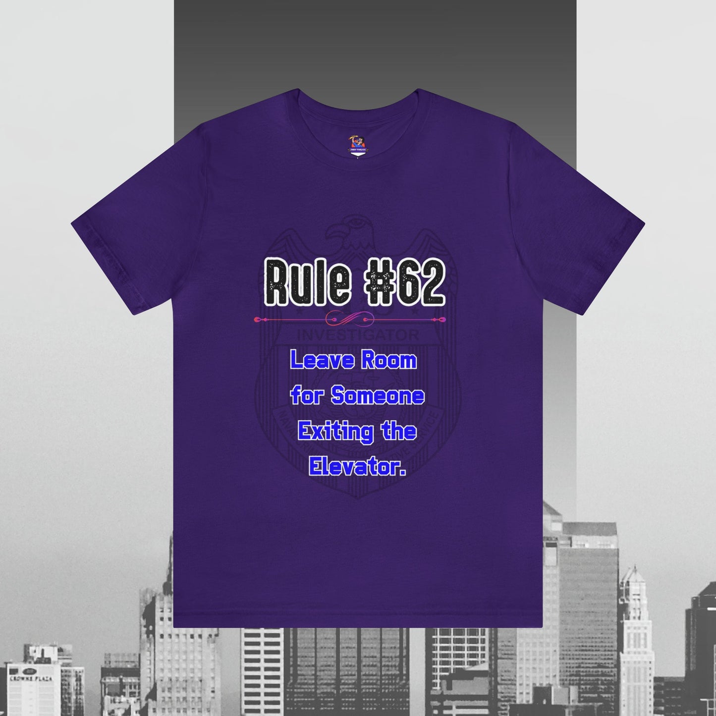 Rules of Gibbs 62 Leave Room for someone Exiting an Elevator Unisex Jersey Short Sleeve Tee Jersey – Fan Favorite · Top Pick For Any Outfit