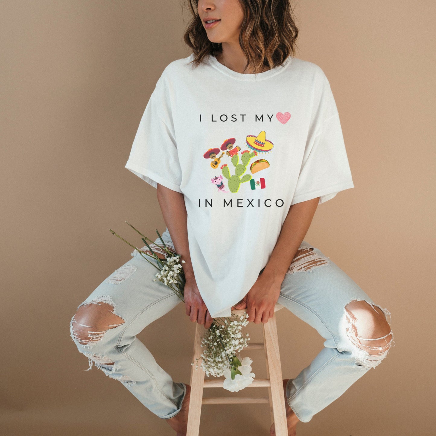 I lost my heart in Mexico Shirt Mexico Tshirt Mexico Shirt Mexico T Shirt Unisex Shirt I love Mexico Graphic Tee – Cozy Vibes · High-Quality Print
