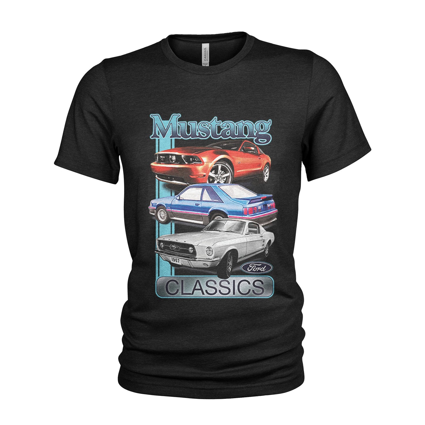 Ford Mustang 1967 2018 Classics T Shirt for Men Graphic Tee – Cozy Vibes · High-Quality Print