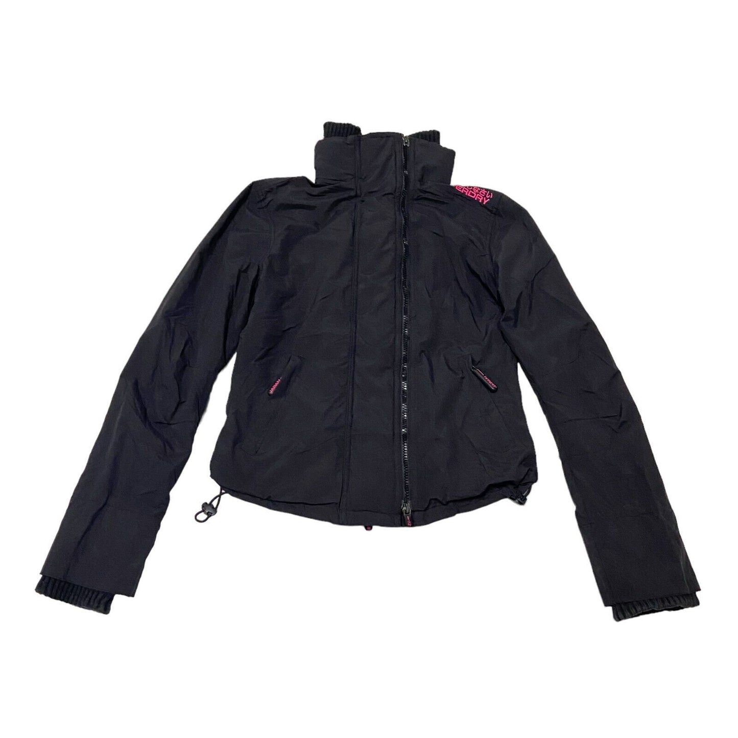 Superdry Women39s Nylon Rain Jacket Vintage Designer Small Black Coat VTG Graphic Tee – Soft Feel · Great Gift For Fans