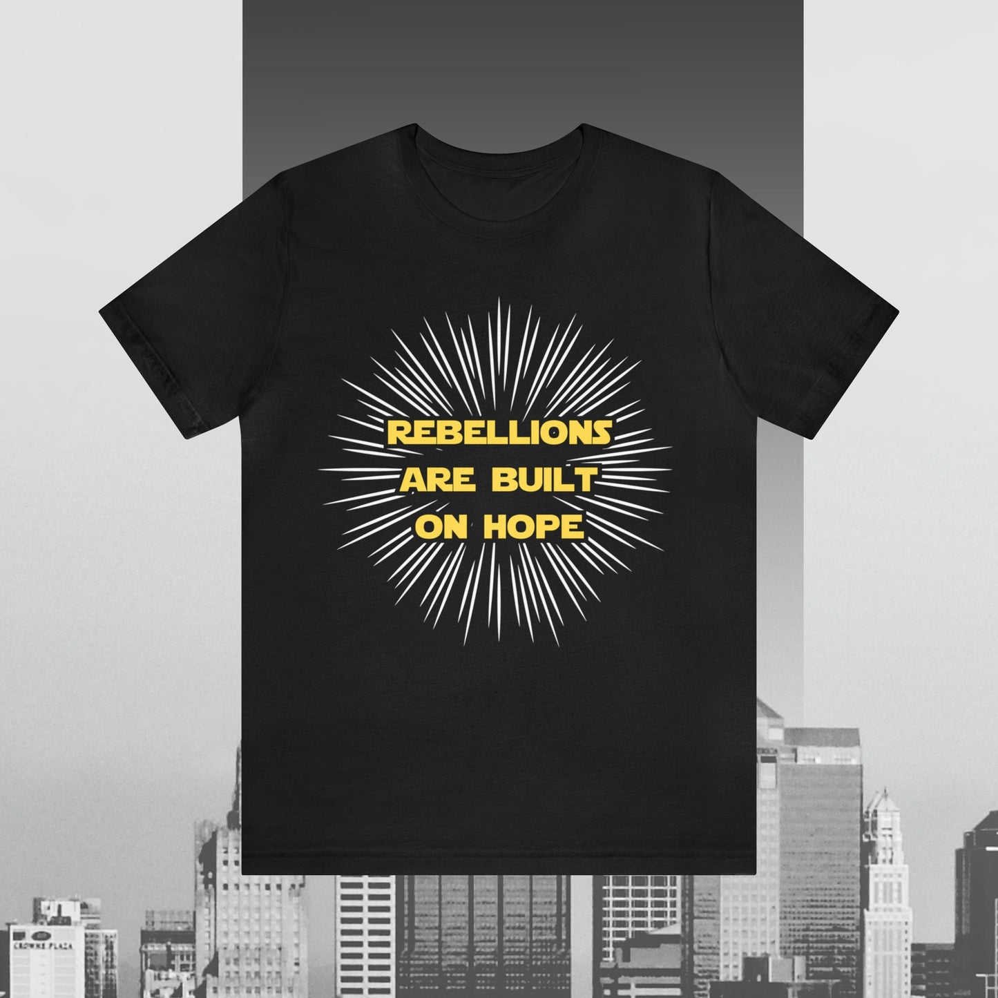 Rebellions are Built on Hope Unisex Jersey Short Sleeve Tee Jersey – Warm & Stylish · High-Quality Print