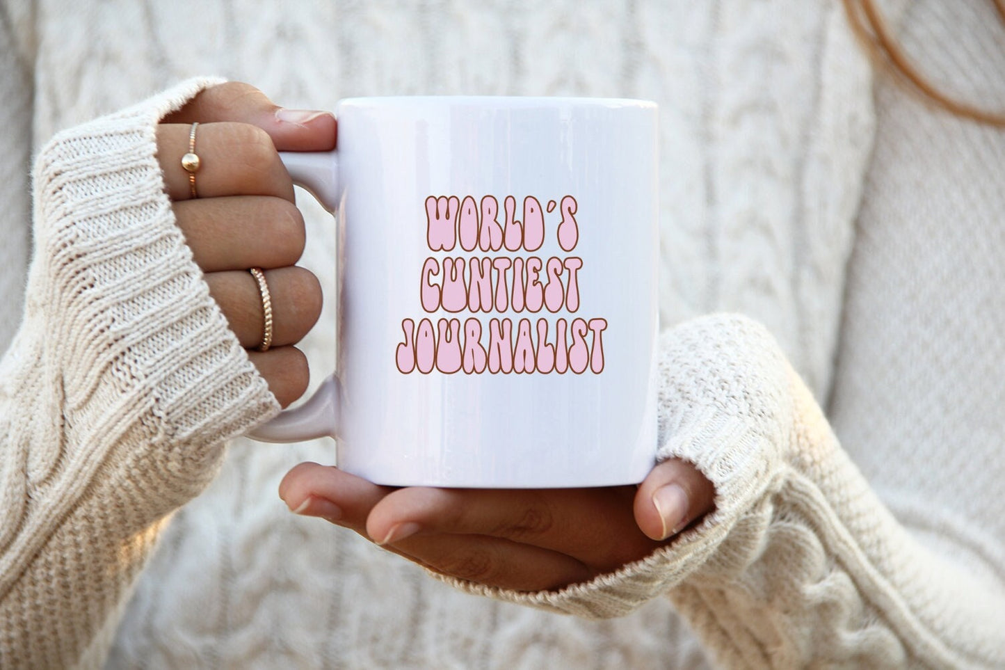 Journalist Journalism Graduation Mug Gifts Coffee Cup Funny Office Decor Graphic Tee – Warm & Stylish · Must-Have Style