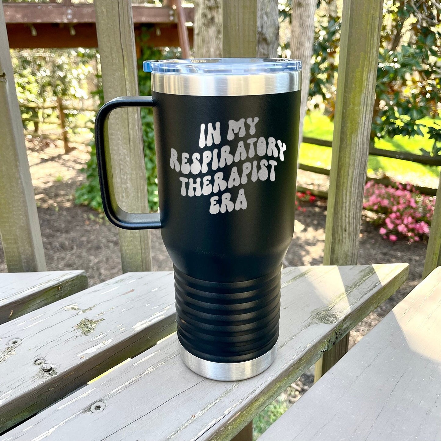 Respiratory Therapist Tumbler Gifts With Handle 30oz 20oz Travel Coffee Cup Engraved Graphic Tee – Bold Style · Must-Have Style