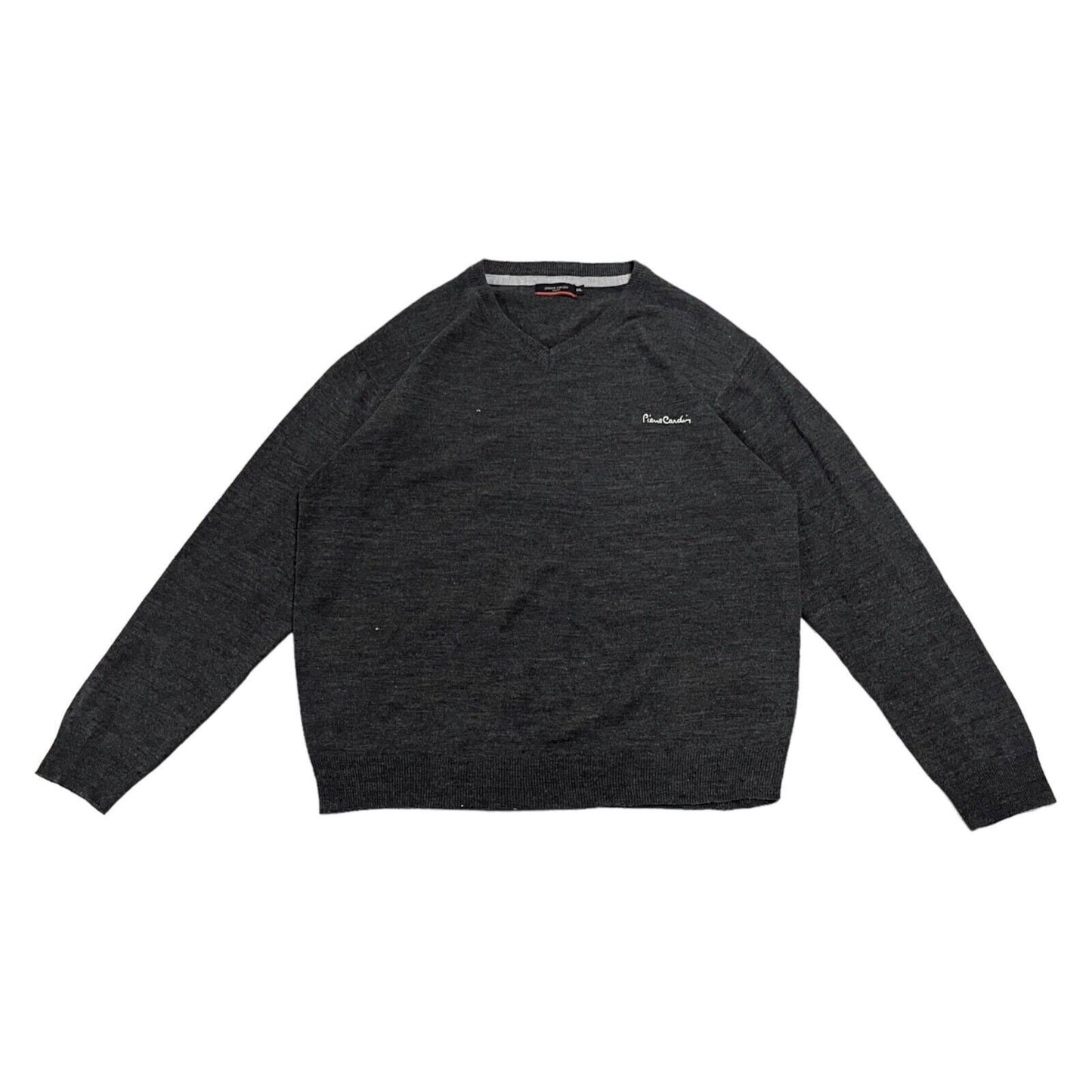 Pierre Cardin V Neck Knit Jumper Vintage High End Designer Sweater Grey VTG Graphic Tee – Cozy Vibes · Great Gift For Fans