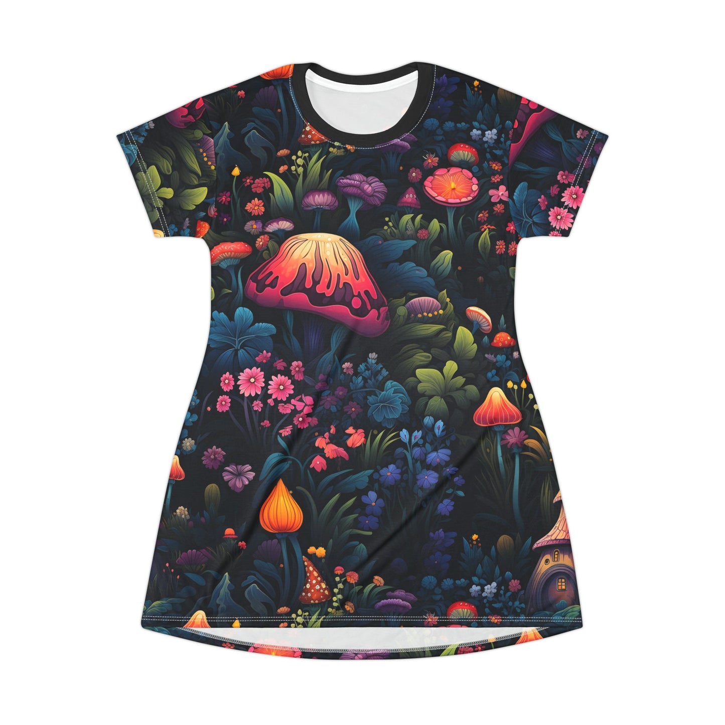 Magical Forest T Shirt Dress A Fairy Tale in Every Step Graphic Tee – Bold Style · Must-Have Style
