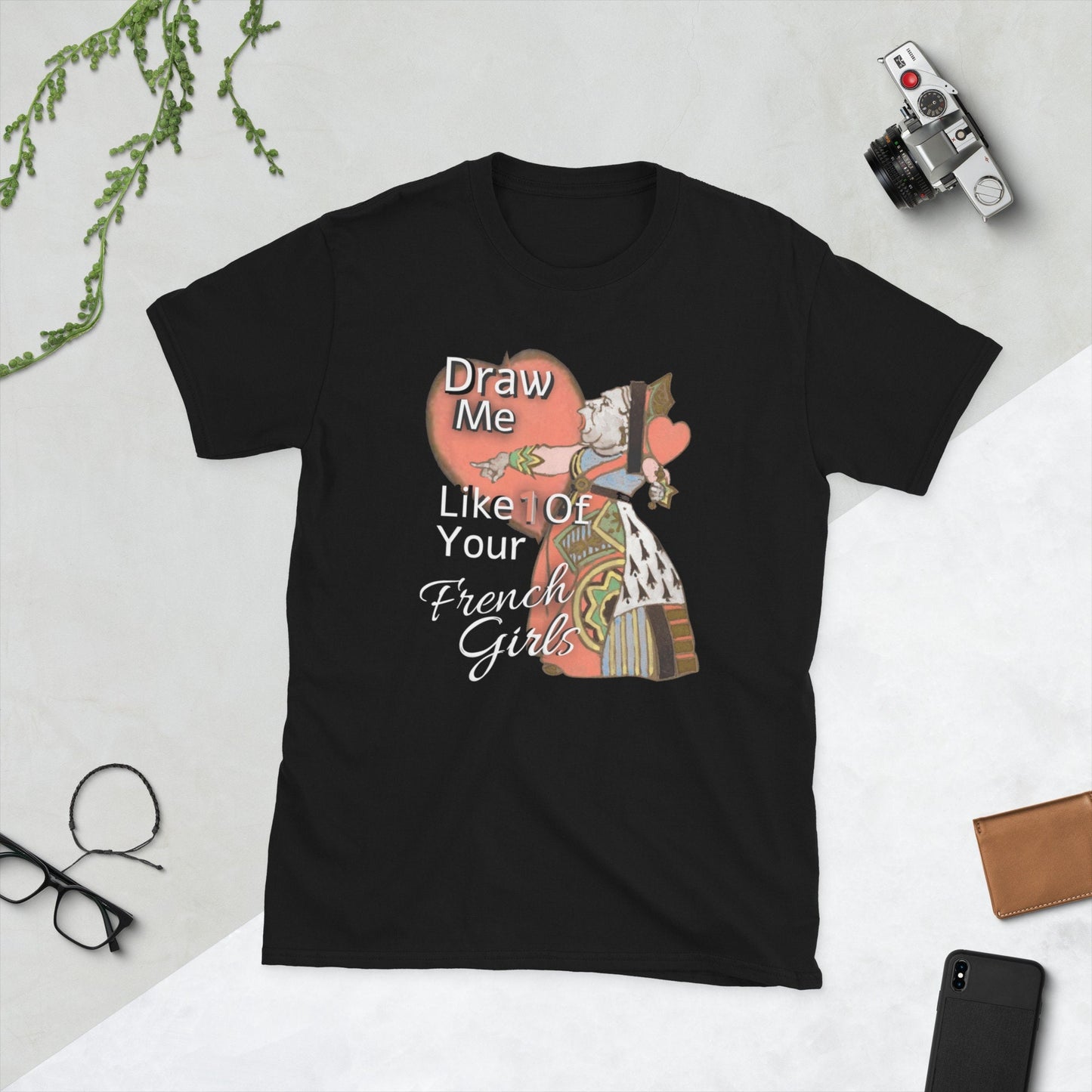 Draw Me Like One Of Your French Girls Short Sleeve Unisex T Shirt Graphic Tee – Cozy Vibes · Trending Graphic Apparel
