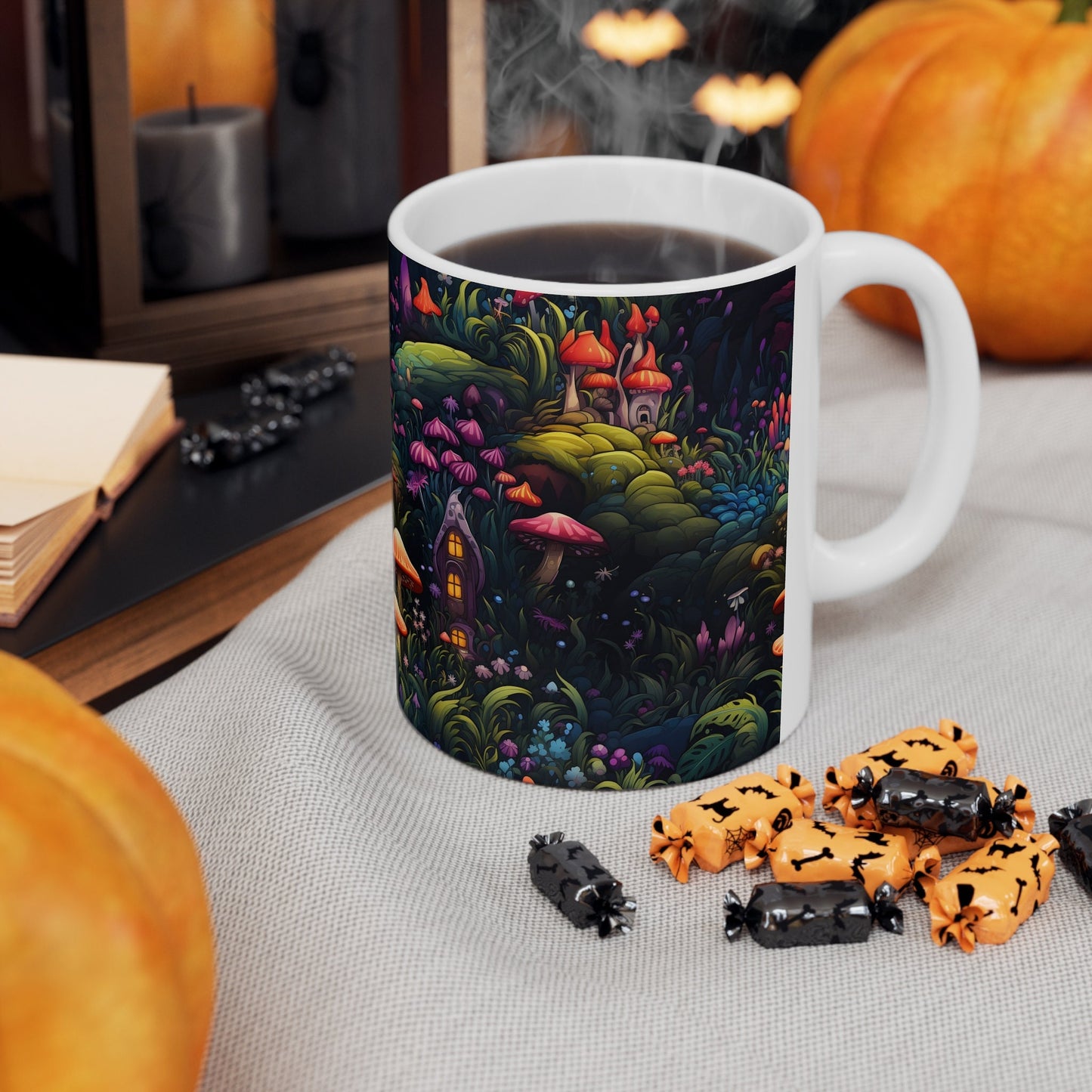 Fairy Garden Wonderland Cottage Mug A Perfect Way to Enjoy Your Morning Brewquot Ceramic Mug 11oz Graphic Tee – Aesthetic Look · Trending Graphic Apparel
