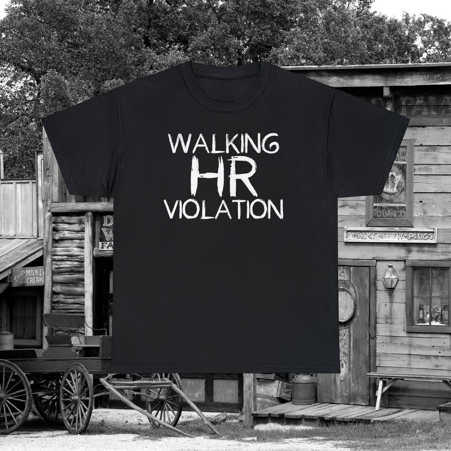 Embrace Your Eccentric Side Walking HR Violation Unisex Tee Graphic Tee – Cozy Vibes · Perfect For Daily Wear