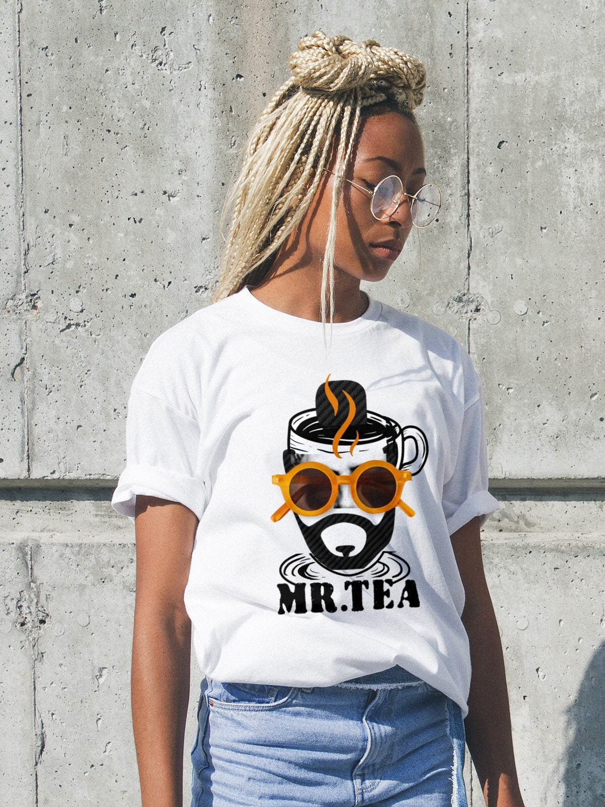 Mister Tea Short Sleeve Unisex T Shirt Graphic Tee – Everyday Comfort · Trending Graphic Apparel