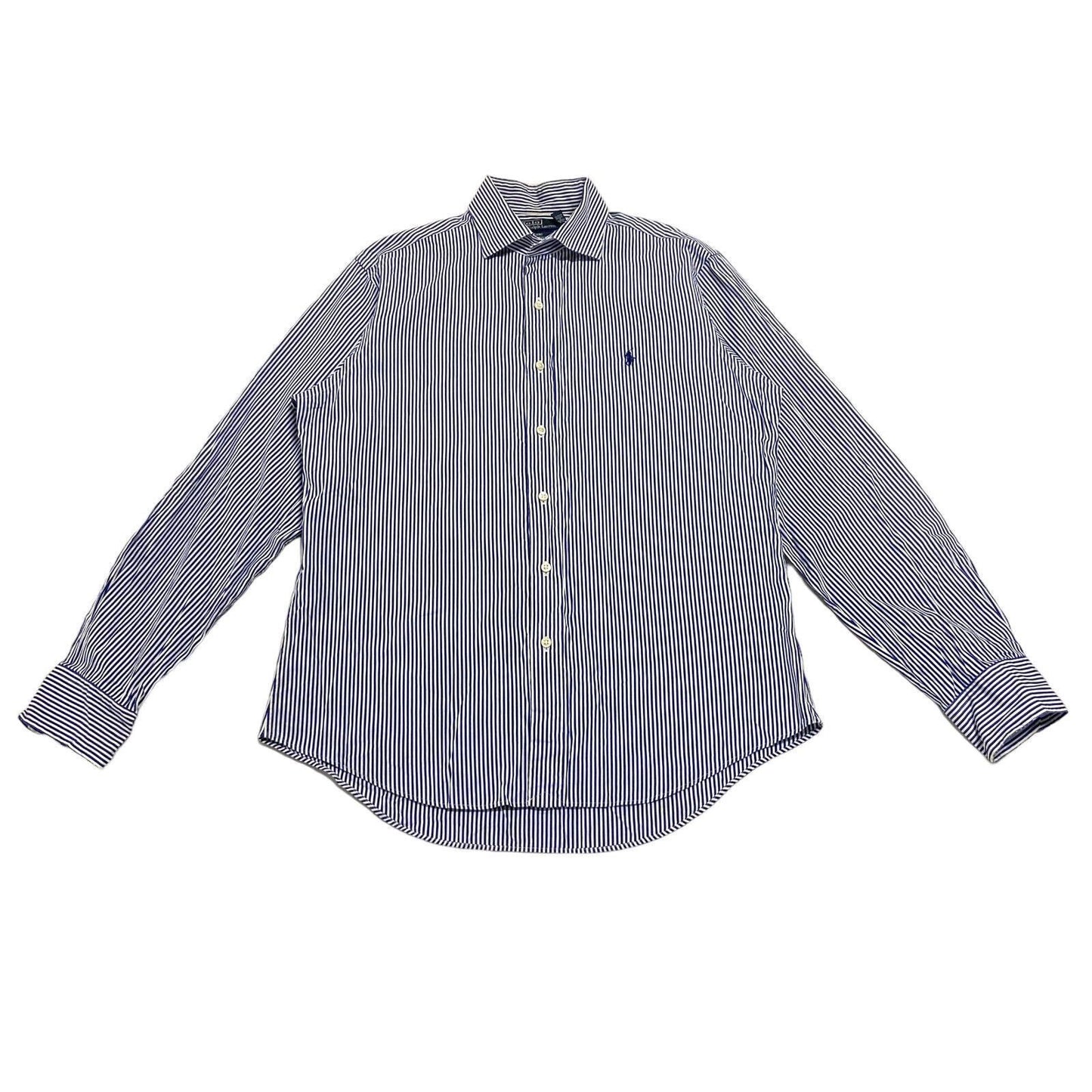 Polo Ralph Lauren Striped Shirt Vintage High End Luxury Designer Blue White Graphic Tee – Everyday Comfort · Great Gift For Fans