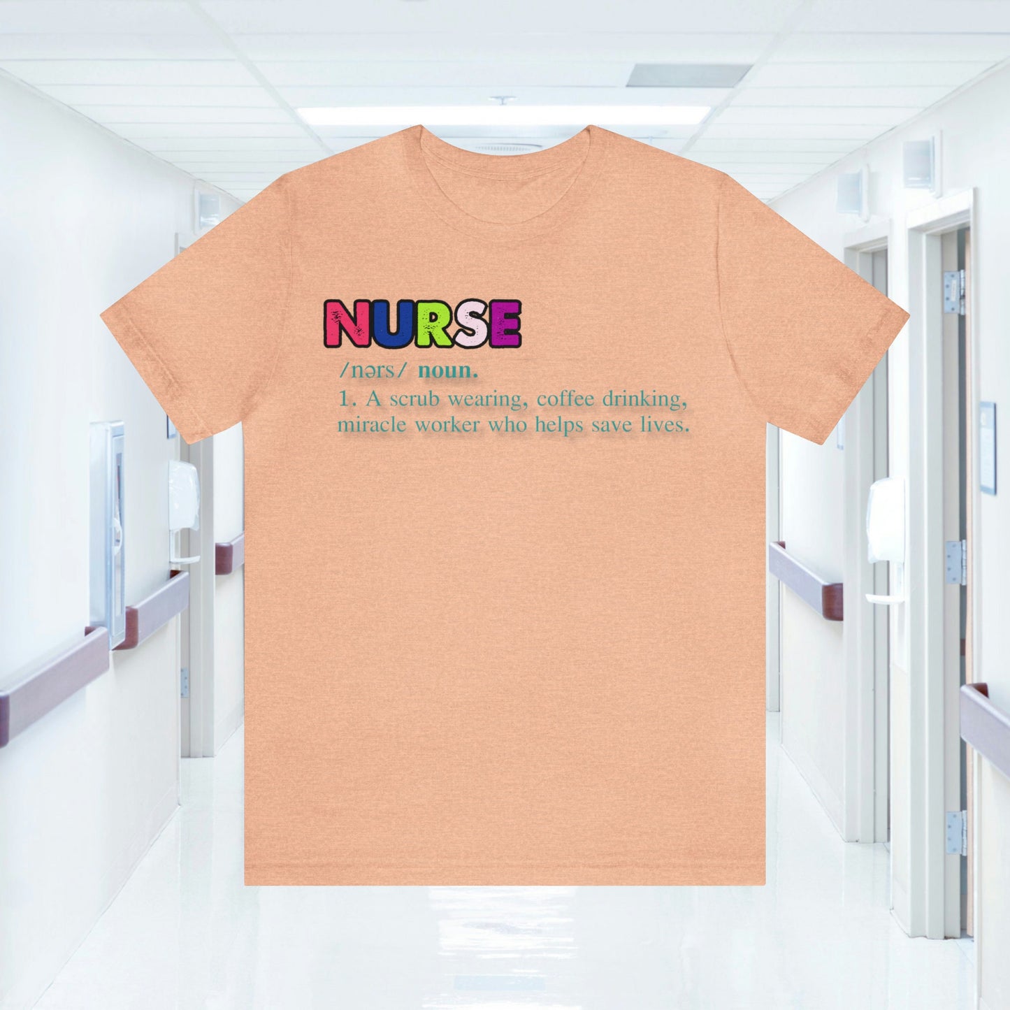 Definition of a Nurse Unisex Jersey Tee BellaCanvas 3001 Healthcare Gift Medical Students Soft Fabric Various Sizes Available Jersey – Premium Graphic · Great Gift For Fans
