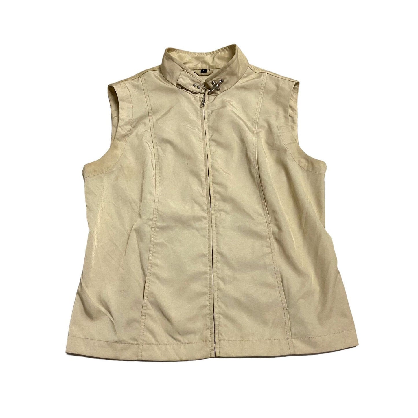 Fay Women39s Lightweight Nylon Waistcoat Vintage High End Luxury Designer Beige Graphic Tee – Easygoing Wear · Great Gift For Fans