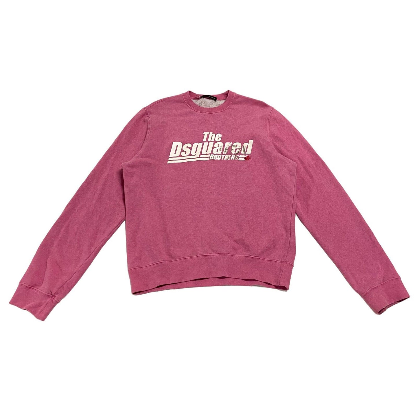 The Dsquared2 Brothers Spell Out Sweatshirt Vintage High End Designer Pink VTG Sweatshirt – Soft Feel · Great Gift For Fans